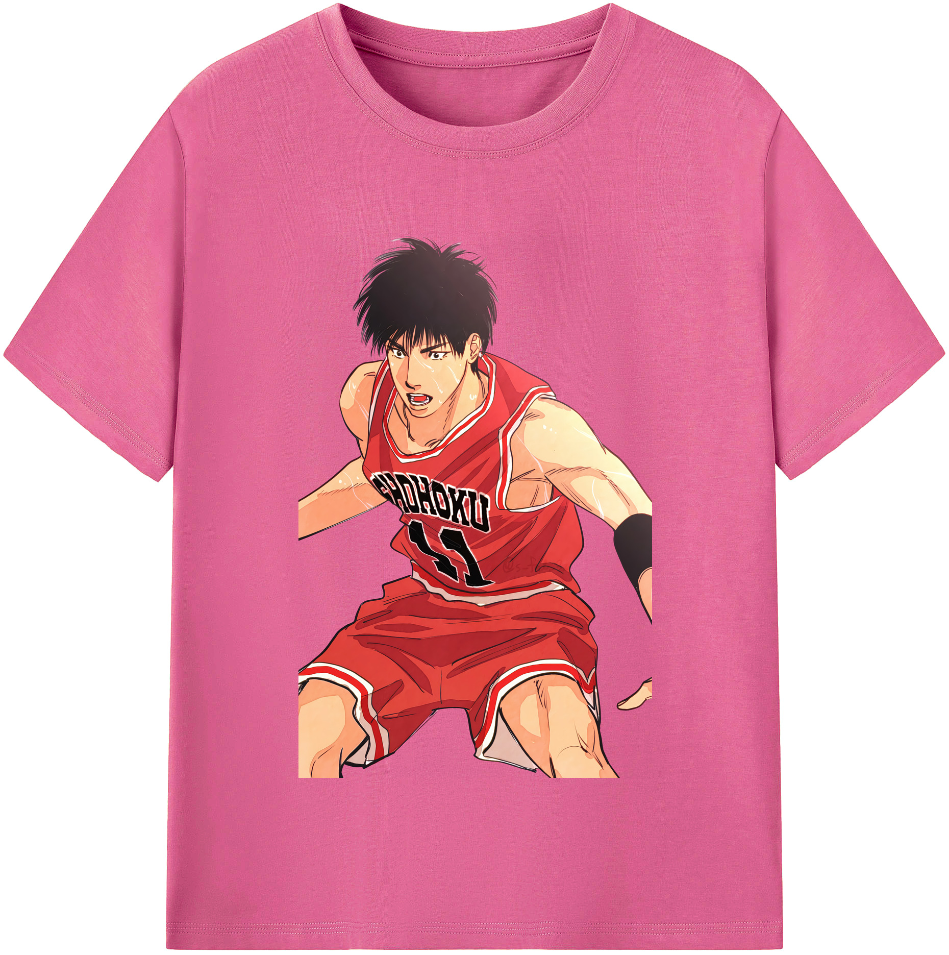（画像用） SLAM DUNK／スラムダンク レディースカジュアルプリントTシャツ（綿100％）