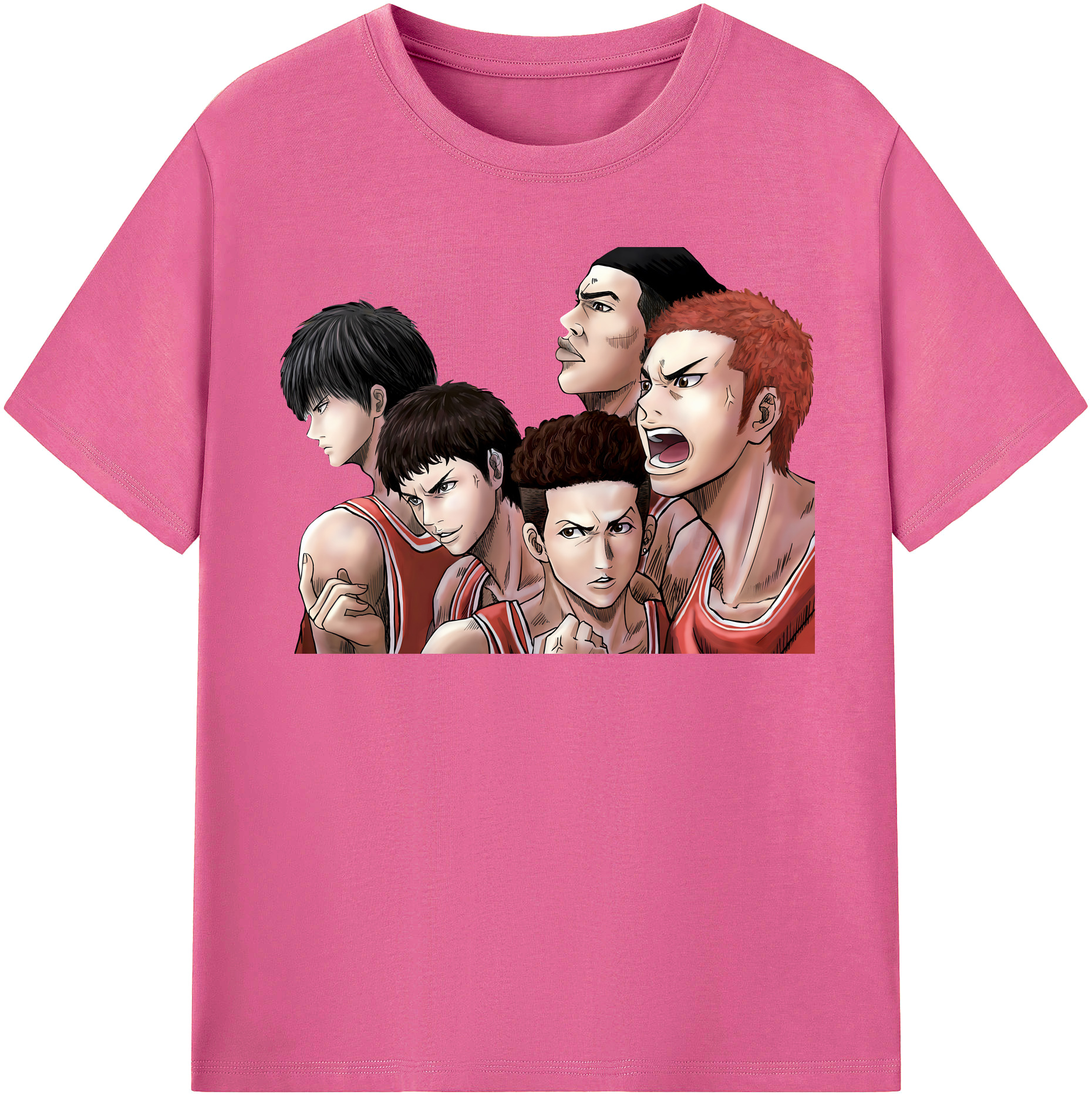 （画像用） SLAM DUNK／スラムダンク レディースカジュアルプリントTシャツ（綿100％）