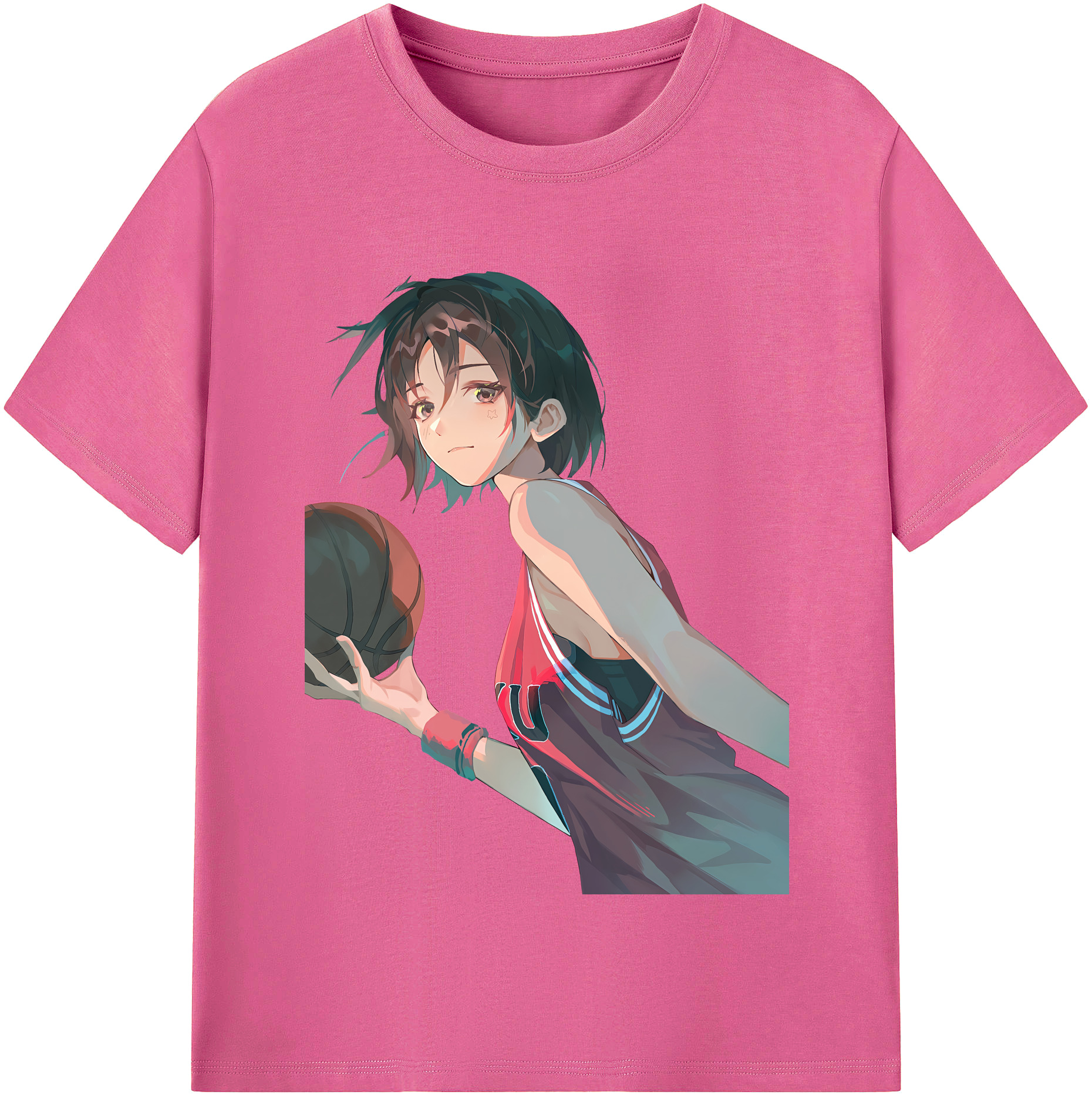（画像用） SLAM DUNK／スラムダンク レディースカジュアルプリントTシャツ（綿100％）
