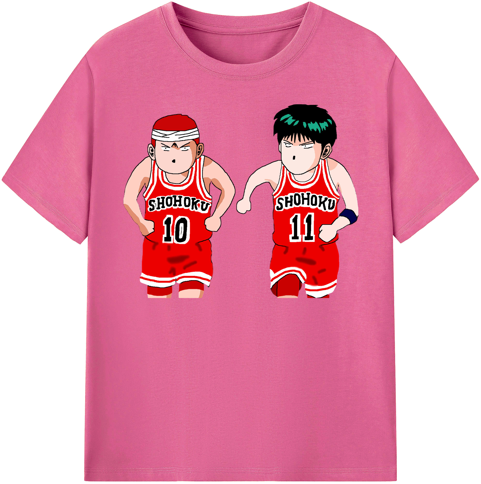 （画像用） SLAM DUNK／スラムダンク レディースカジュアルプリントTシャツ（綿100％）