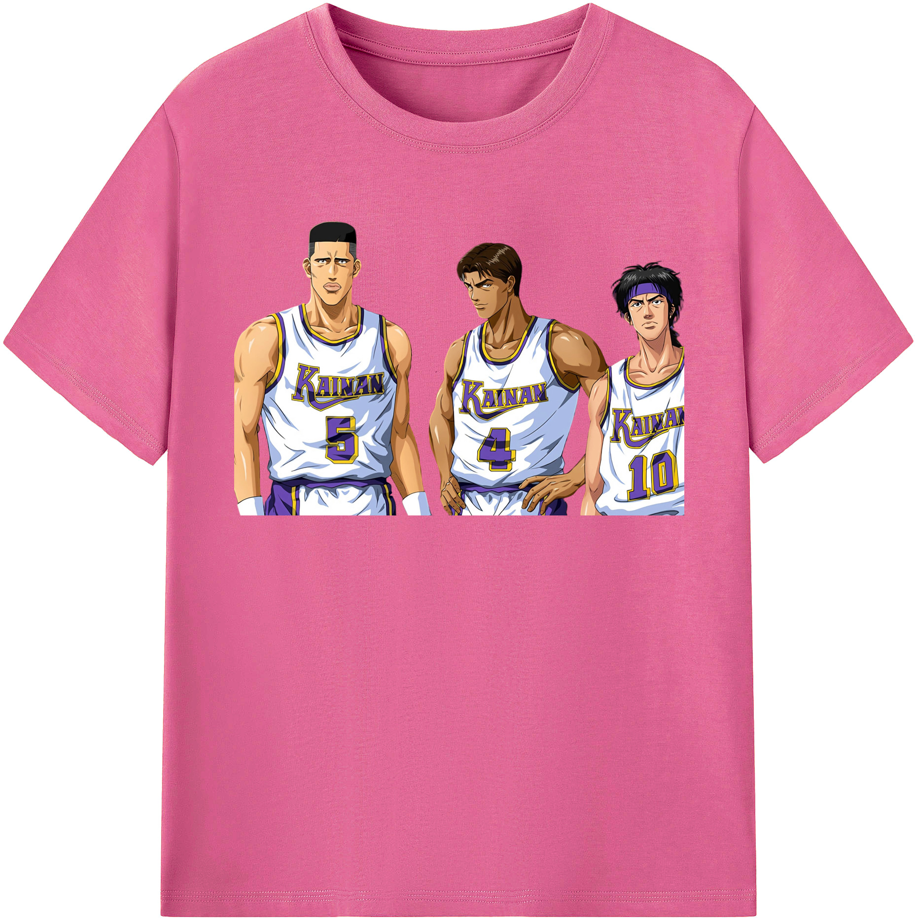 （画像用） SLAM DUNK／スラムダンク レディースカジュアルプリントTシャツ（綿100％）