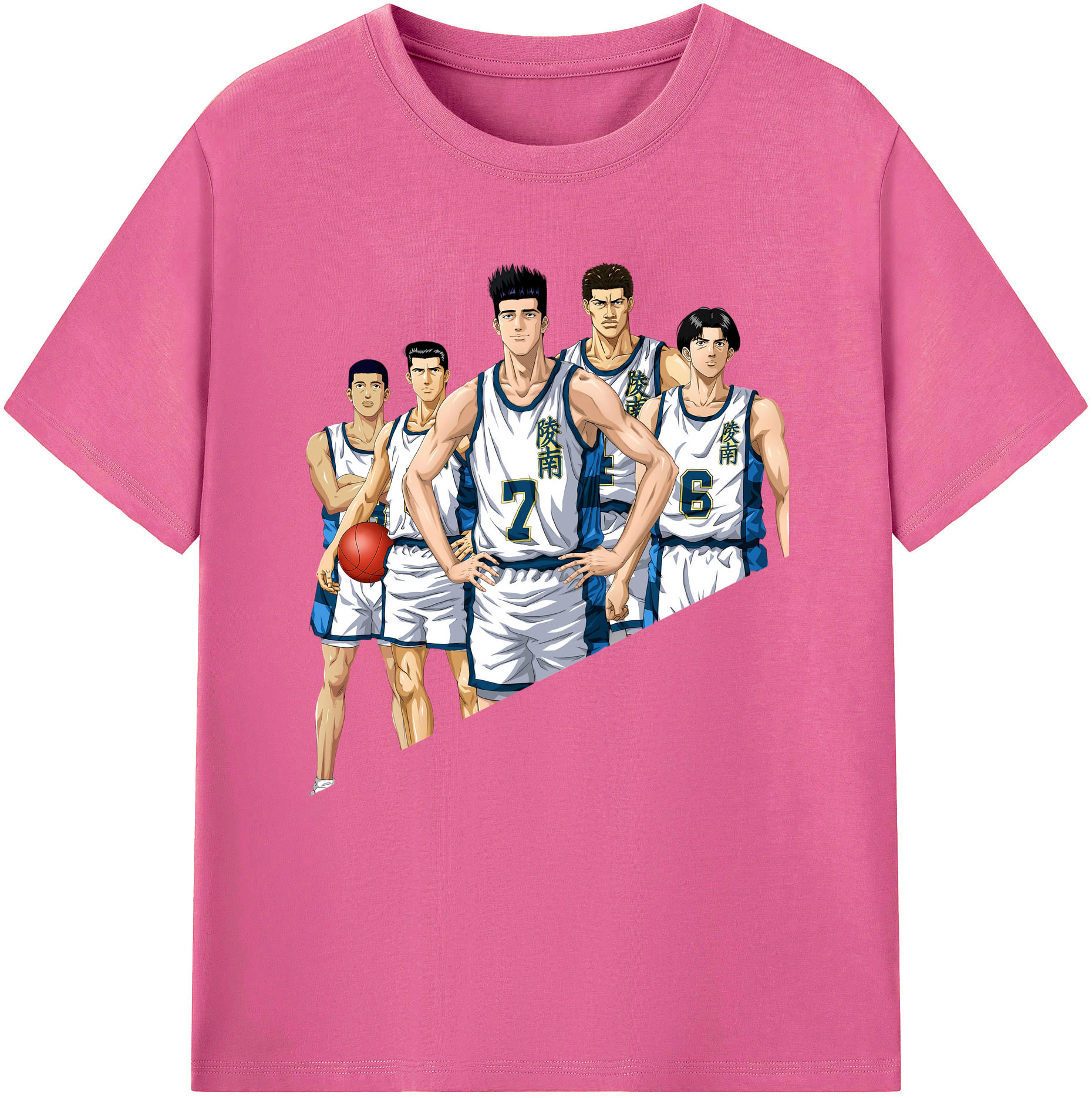 （画像用） SLAM DUNK／スラムダンク レディースカジュアルプリントTシャツ（綿100％）