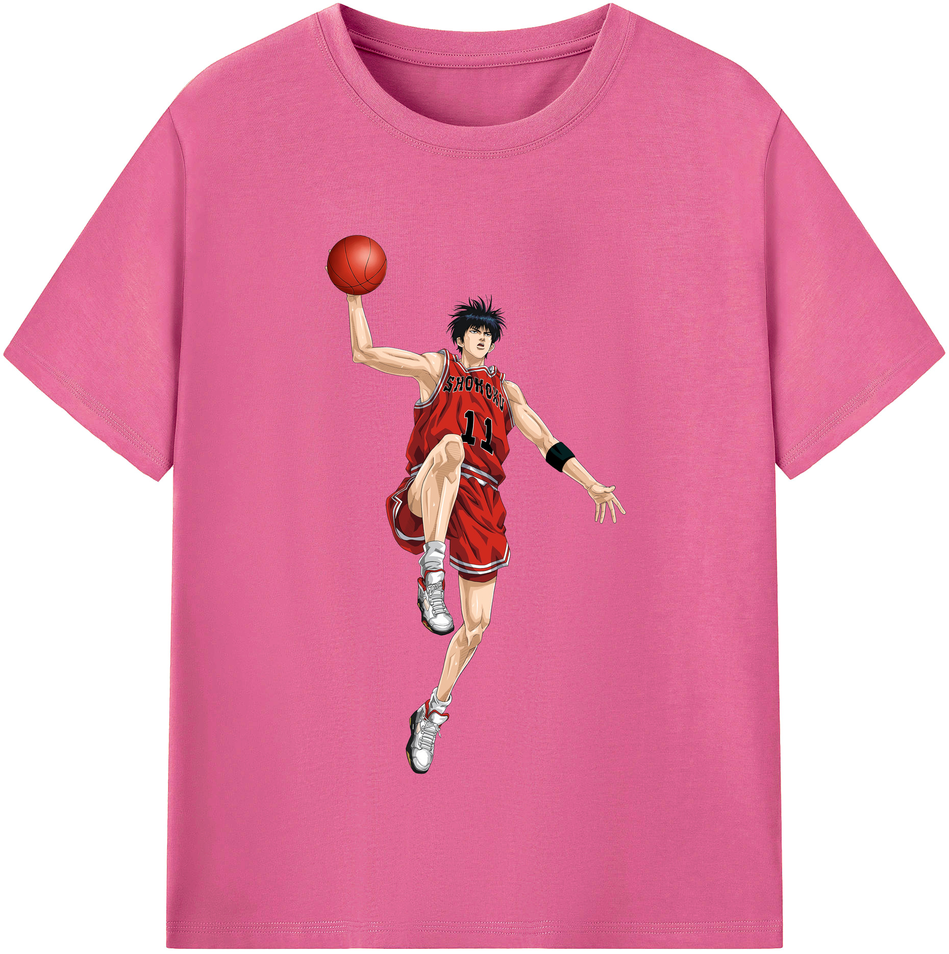 （画像用） SLAM DUNK／スラムダンク レディースカジュアルプリントTシャツ（綿100％）