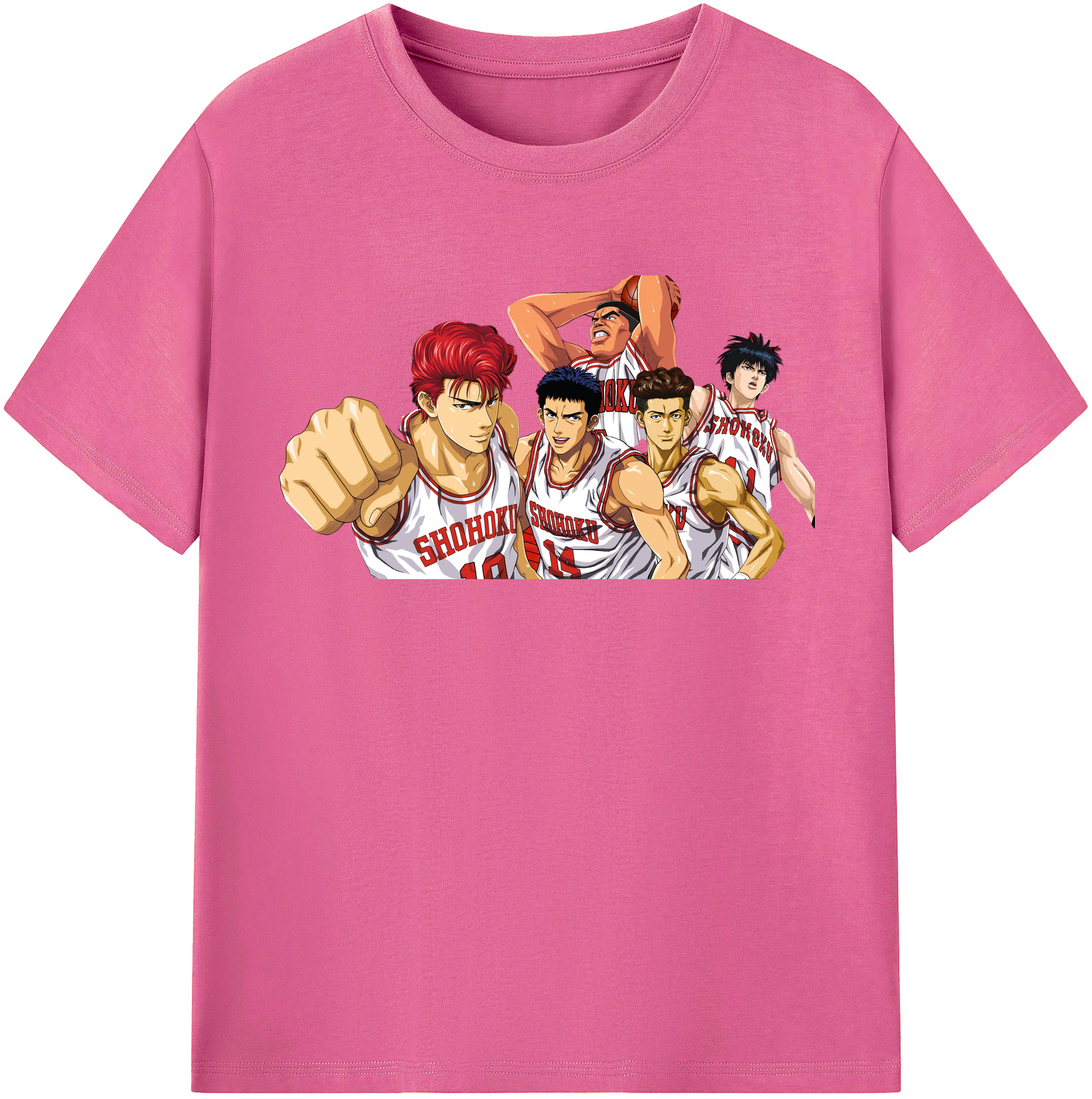 （画像用） SLAM DUNK／スラムダンク レディースカジュアルプリントTシャツ（綿100％）