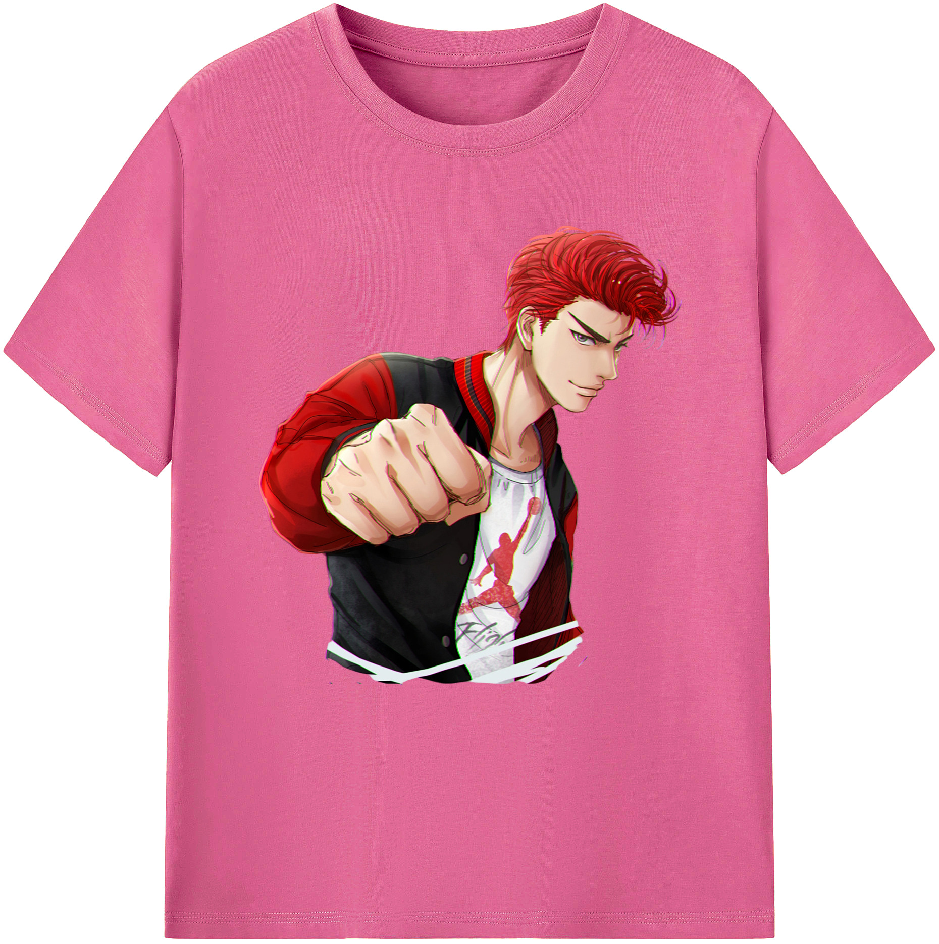 （画像用） SLAM DUNK／スラムダンク レディースカジュアルプリントTシャツ（綿100％）