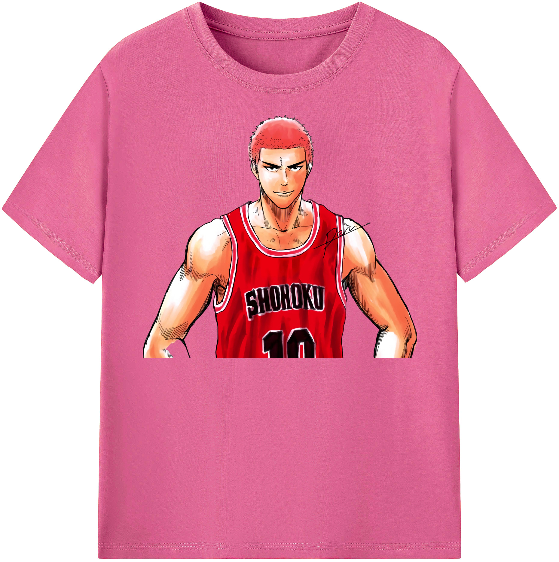 （画像用） SLAM DUNK／スラムダンク レディースカジュアルプリントTシャツ（綿100％）