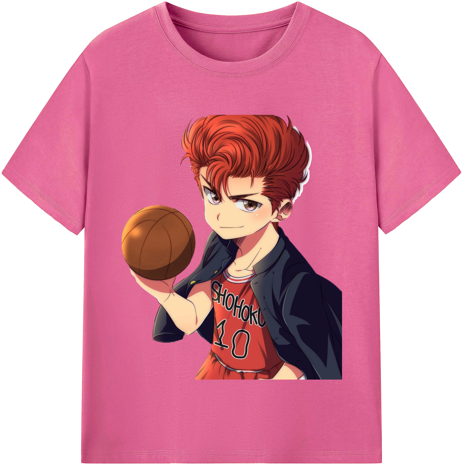（画像用） SLAM DUNK／スラムダンク レディースカジュアルプリントTシャツ（綿100％）