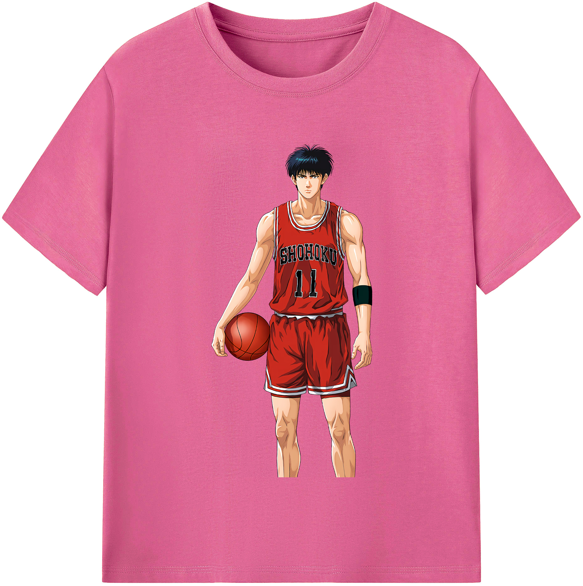 （画像用） SLAM DUNK／スラムダンク レディースカジュアルプリントTシャツ（綿100％）
