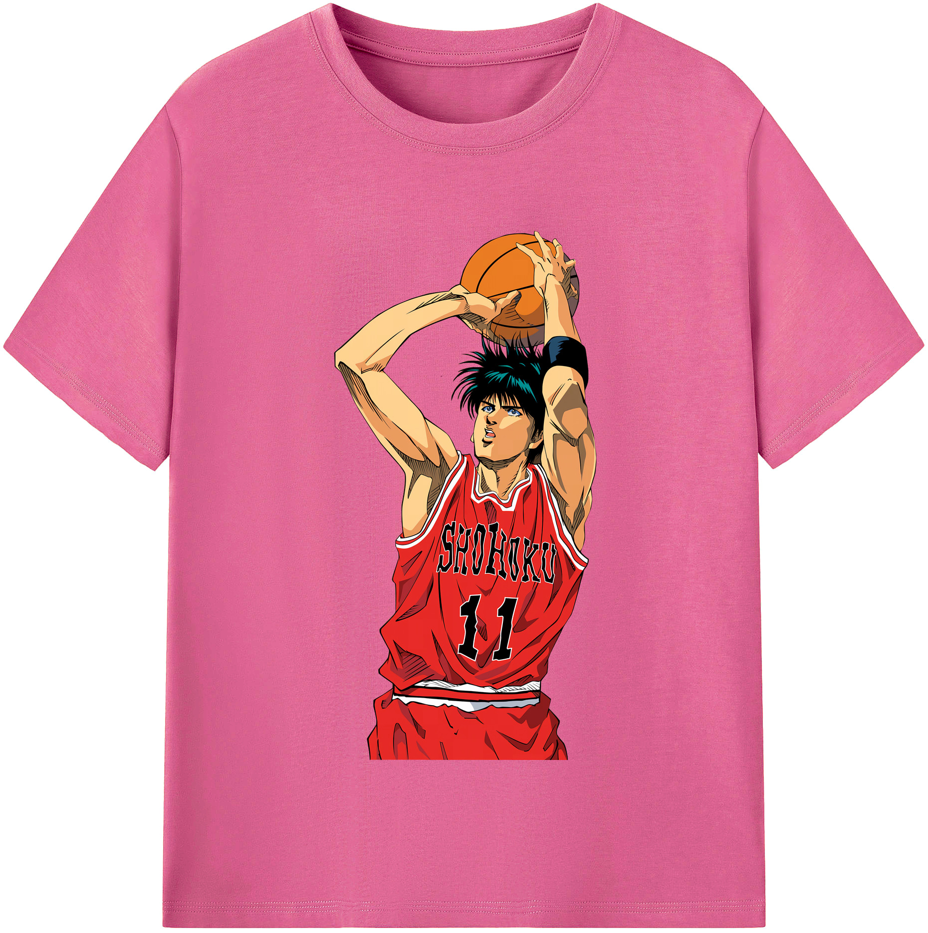 （画像用） SLAM DUNK／スラムダンク レディースカジュアルプリントTシャツ（綿100％）