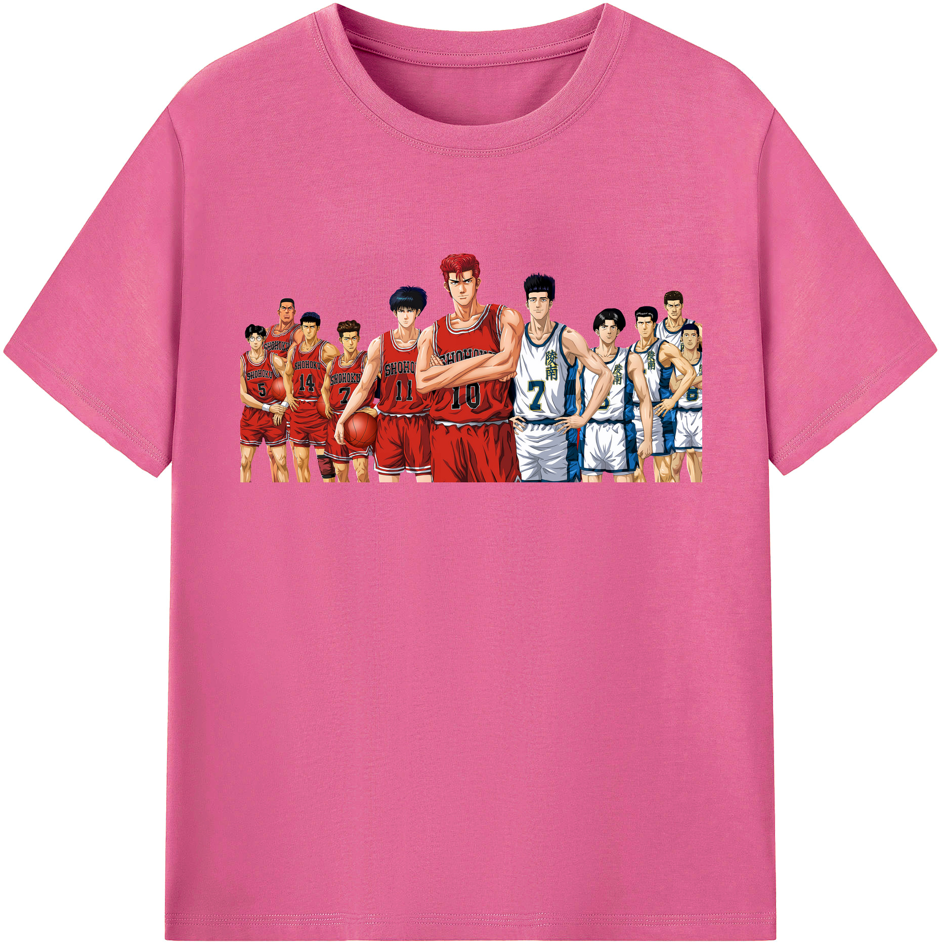 （画像用） SLAM DUNK／スラムダンク レディースカジュアルプリントTシャツ（綿100％）