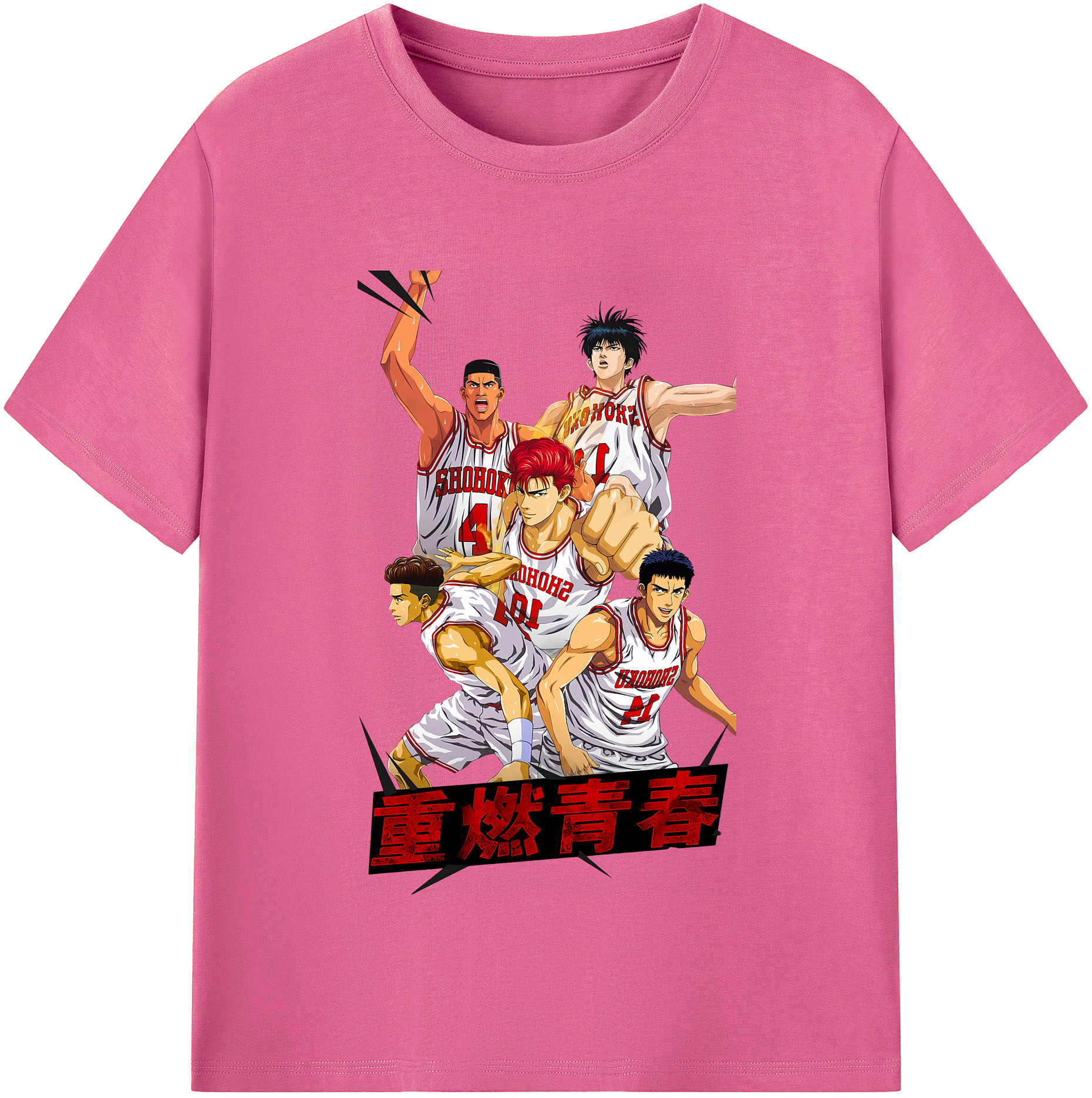 （画像用） SLAM DUNK／スラムダンク レディースカジュアルプリントTシャツ（綿100％）