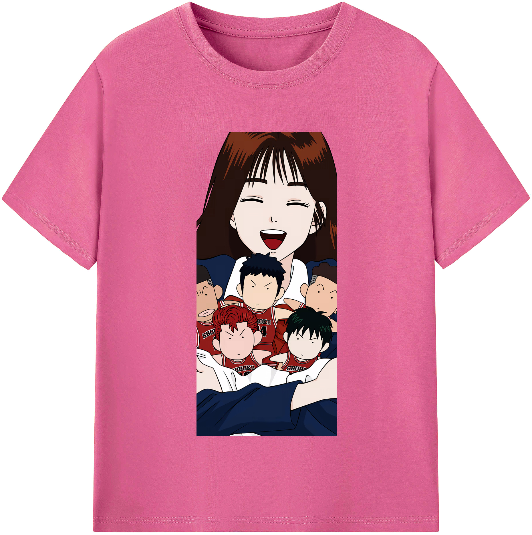 （画像用） SLAM DUNK／スラムダンク レディースカジュアルプリントTシャツ（綿100％）