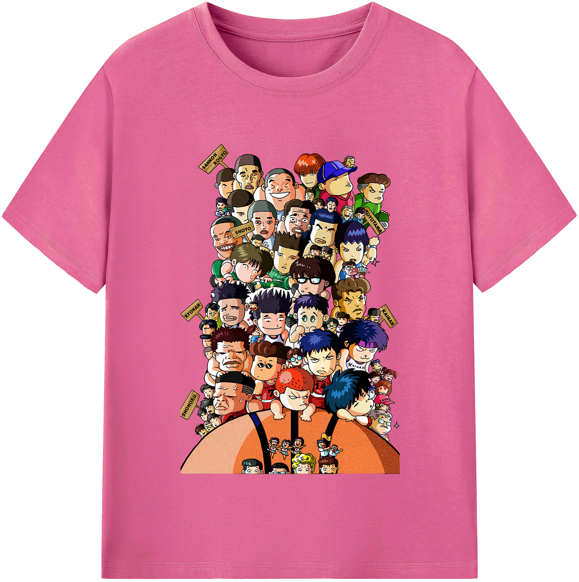 （画像用） SLAM DUNK／スラムダンク レディースカジュアルプリントTシャツ（綿100％）