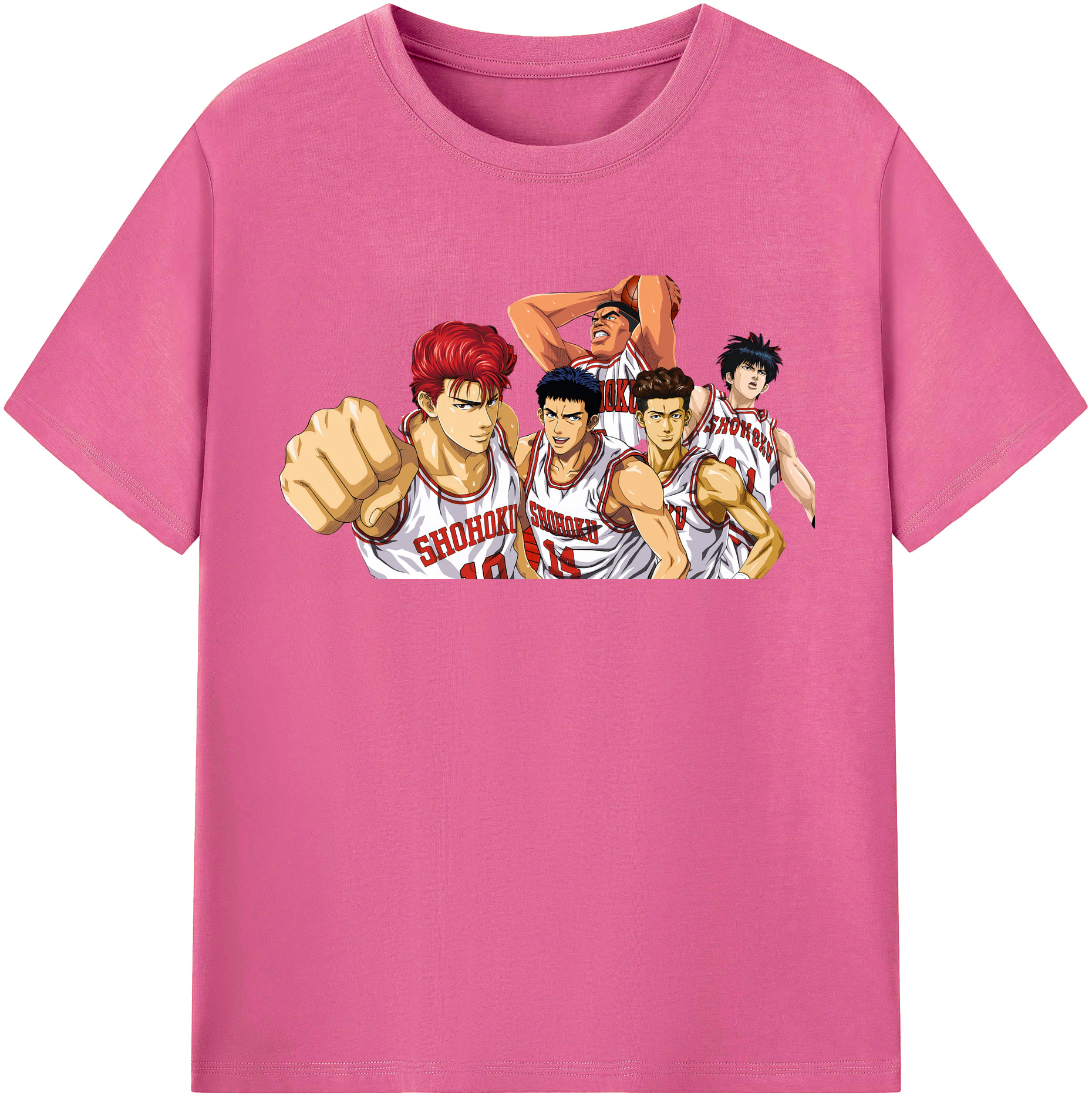 （画像用） SLAM DUNK／スラムダンク レディースカジュアルプリントTシャツ（綿100％）