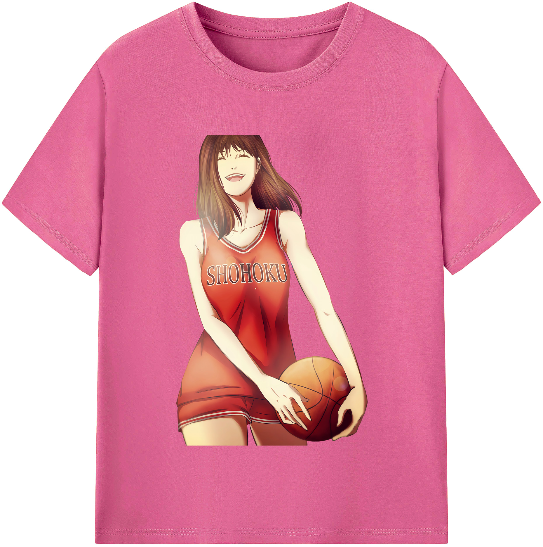 （画像用） SLAM DUNK／スラムダンク レディースカジュアルプリントTシャツ（綿100％）
