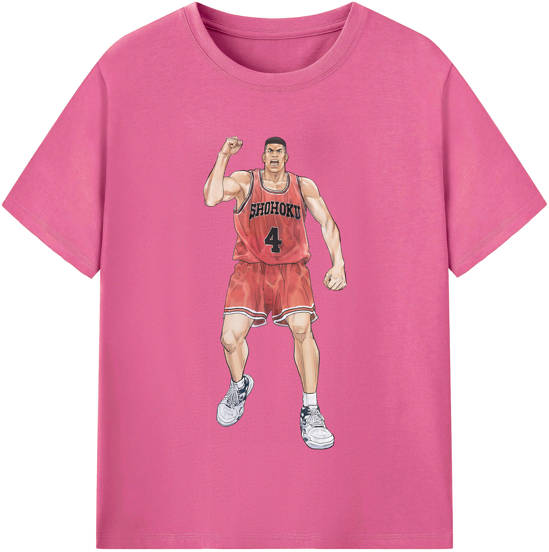 （画像用） SLAM DUNK／スラムダンク レディースカジュアルプリントTシャツ（綿100％）