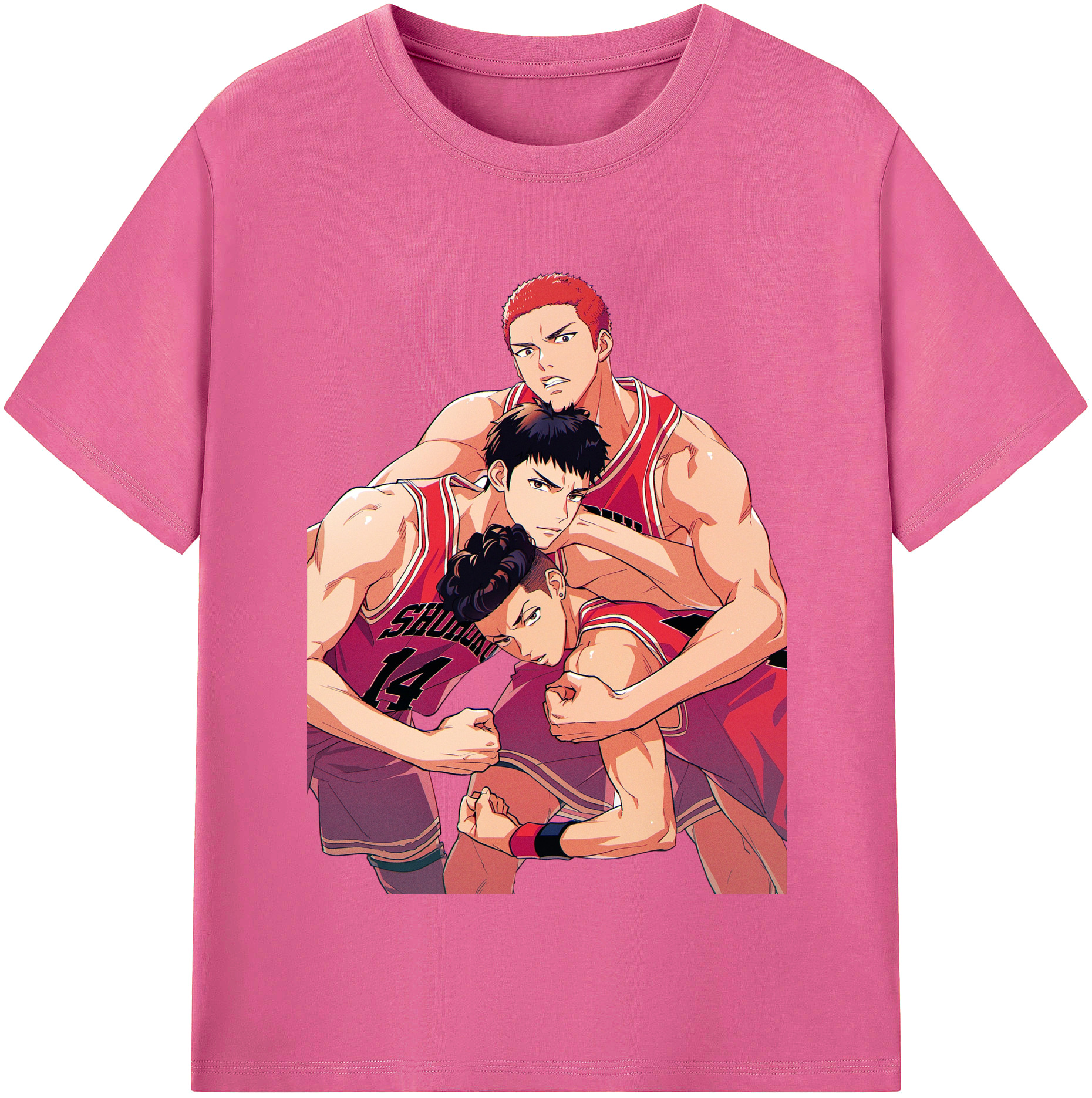 （画像用） SLAM DUNK／スラムダンク レディースカジュアルプリントTシャツ（綿100％）