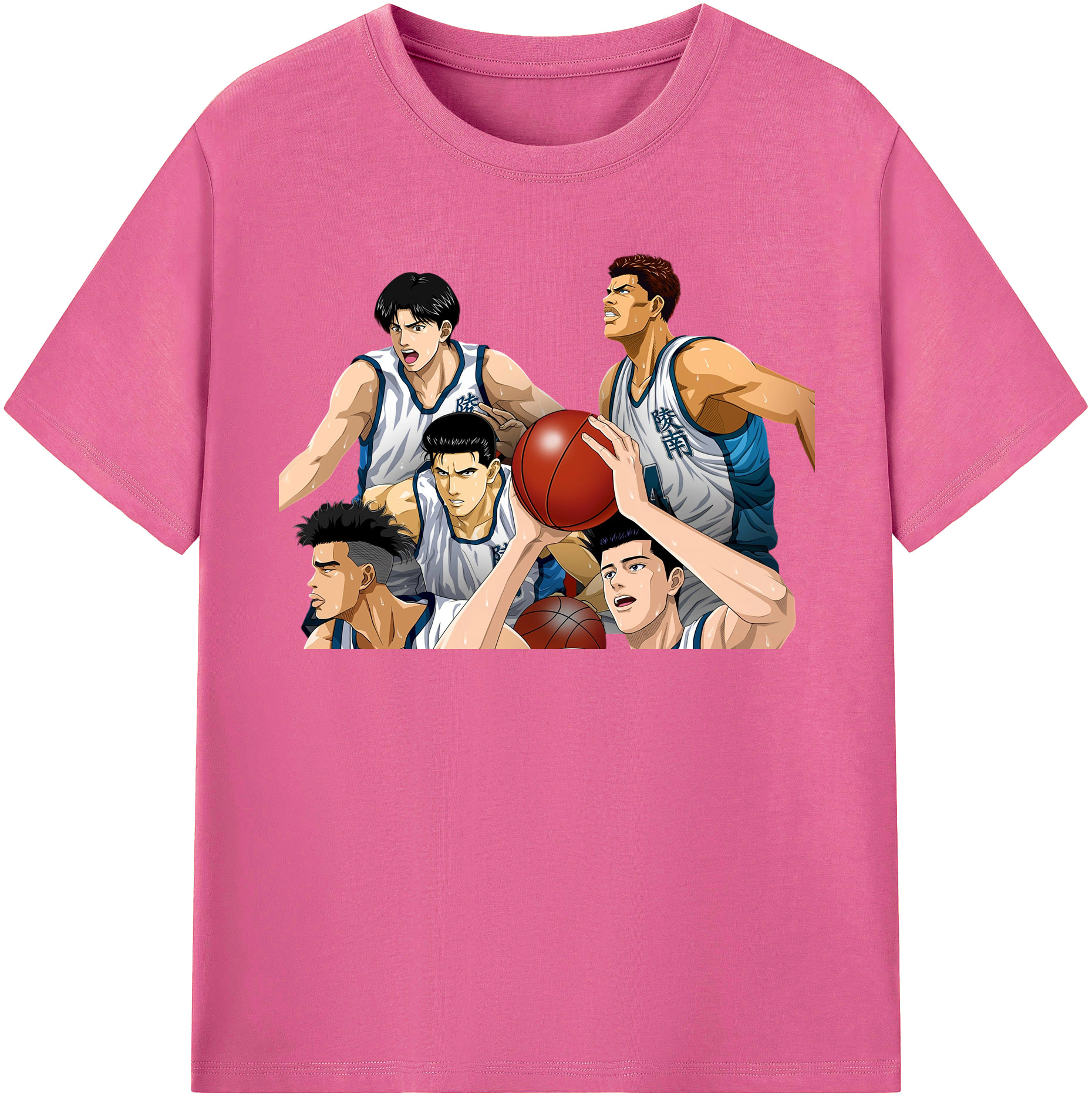 （画像用） SLAM DUNK／スラムダンク レディースカジュアルプリントTシャツ（綿100％）