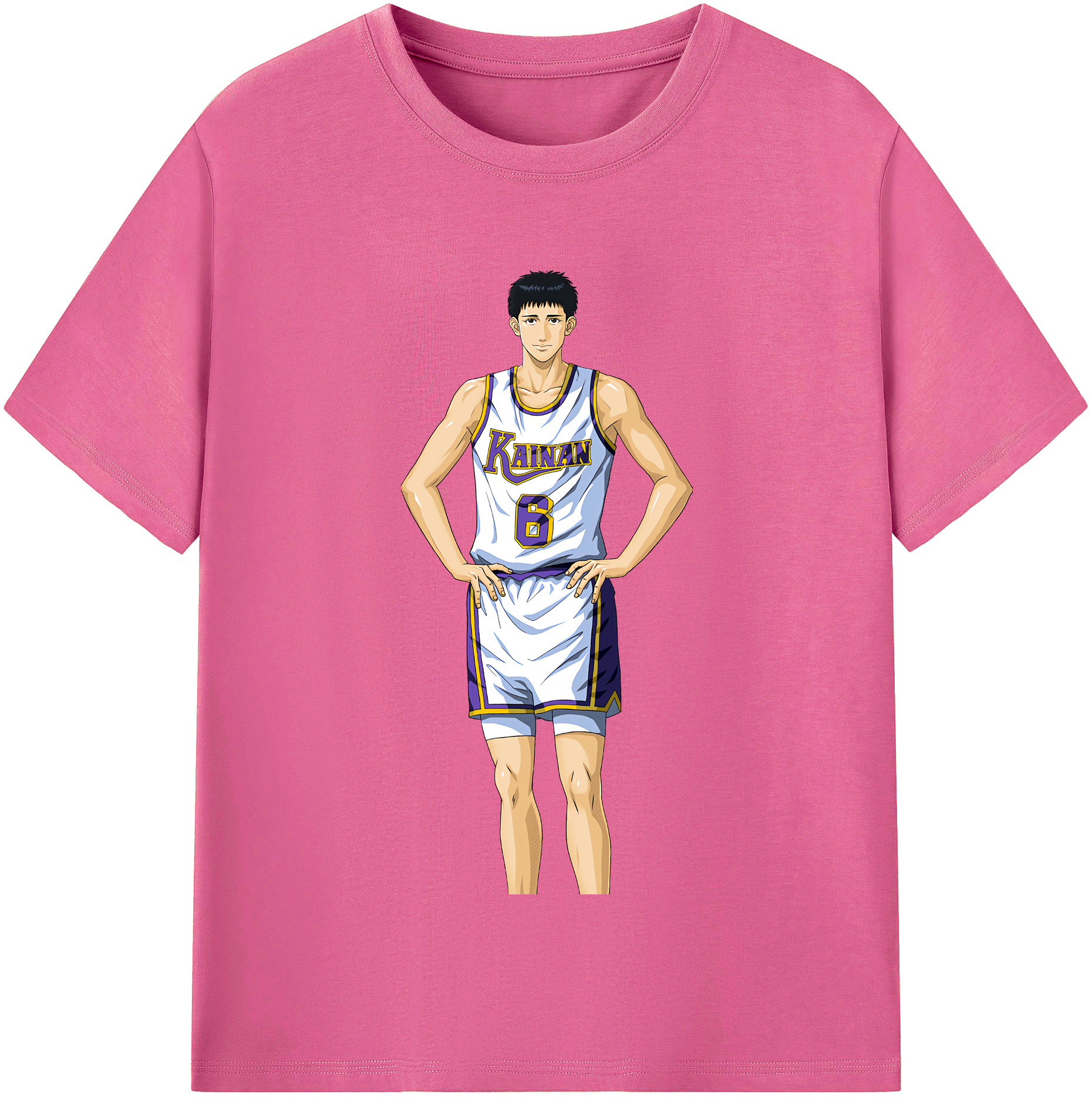 （画像用） SLAM DUNK／スラムダンク レディースカジュアルプリントTシャツ（綿100％）