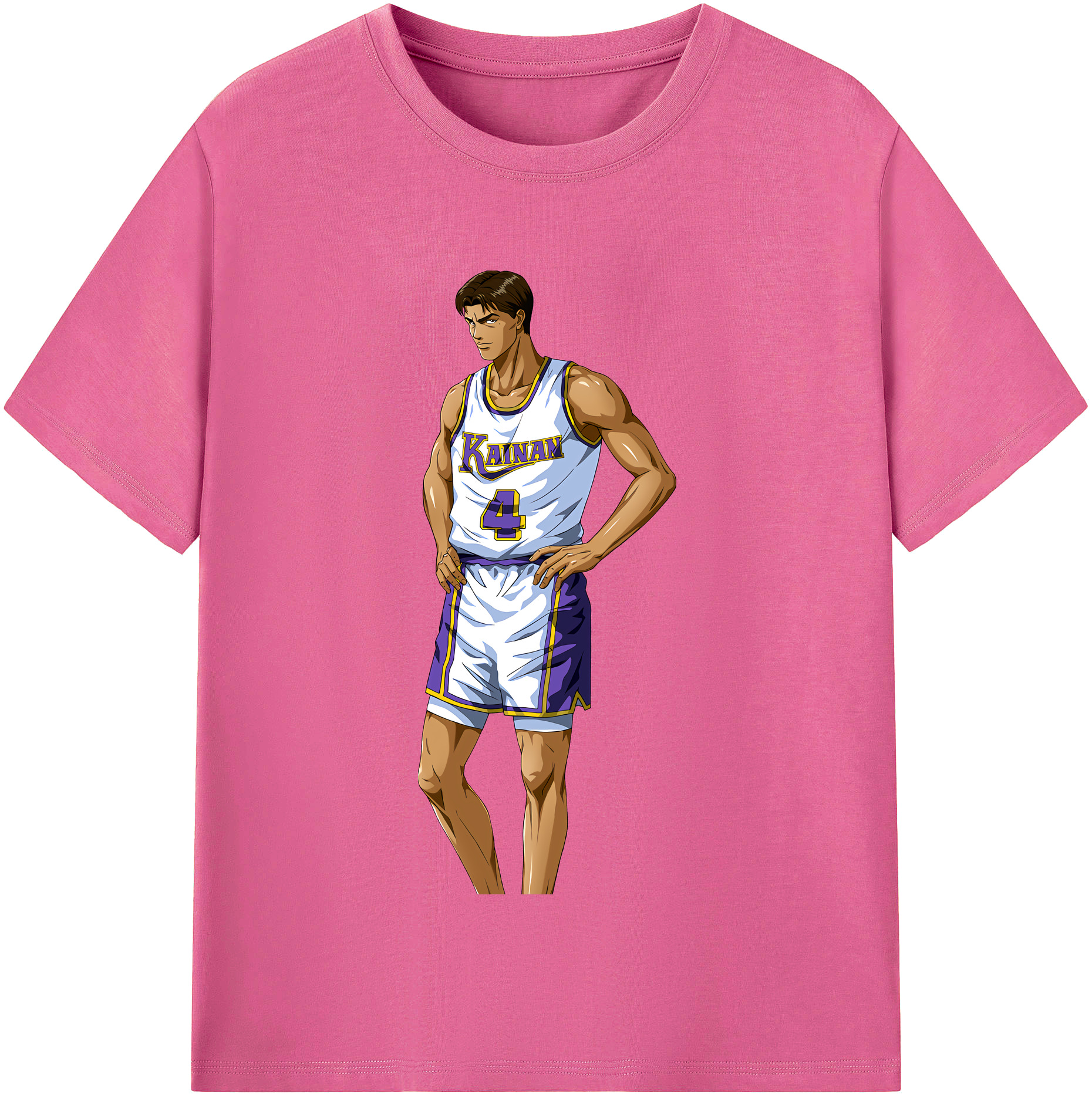 （画像用） SLAM DUNK／スラムダンク レディースカジュアルプリントTシャツ（綿100％）