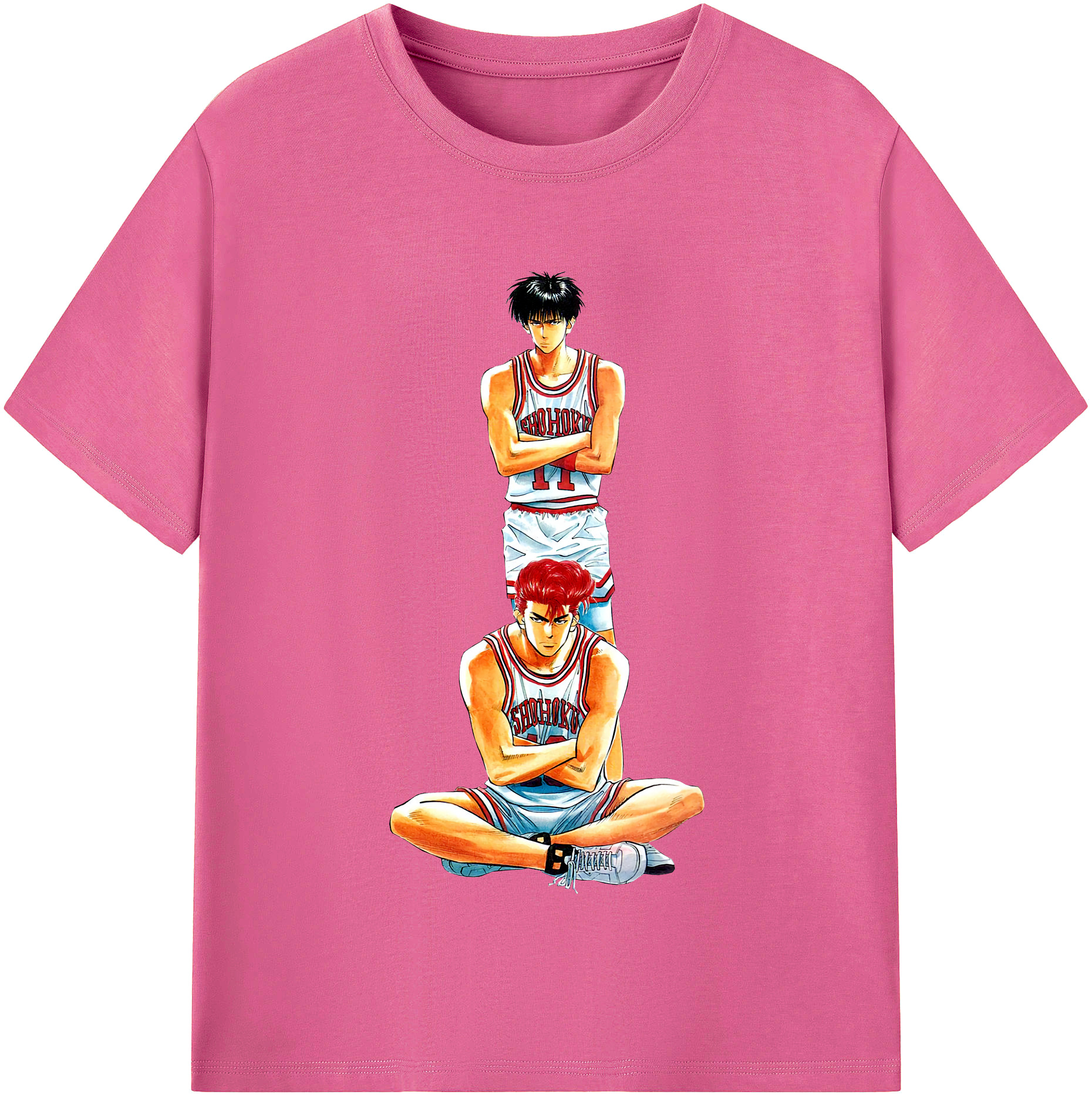 （画像用） SLAM DUNK／スラムダンク レディースカジュアルプリントTシャツ（綿100％）