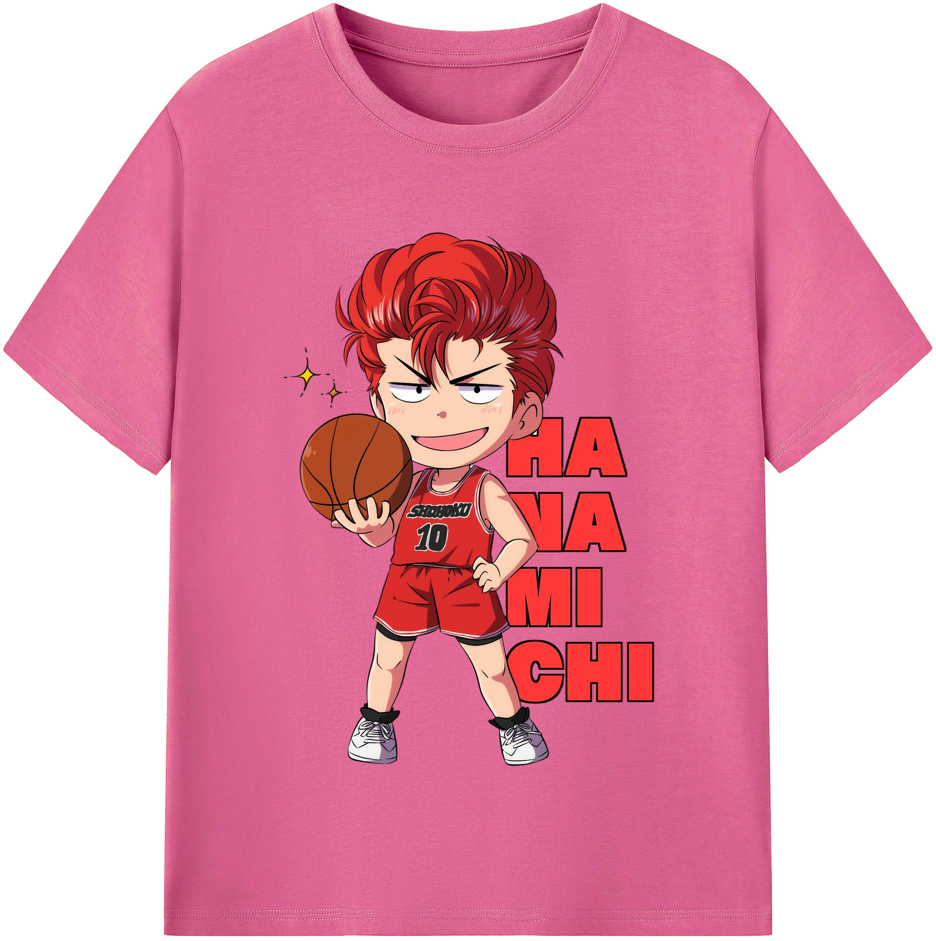 （画像用） SLAM DUNK／スラムダンク レディースカジュアルプリントTシャツ（綿100％）