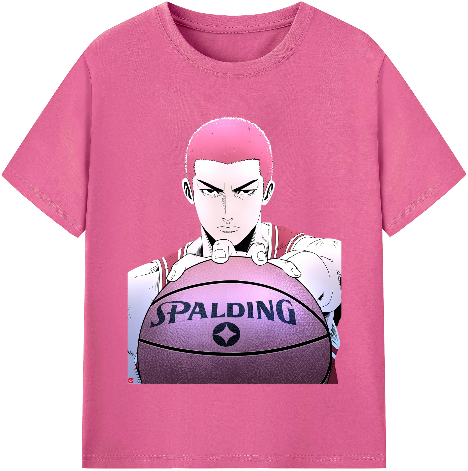 （画像用） SLAM DUNK／スラムダンク レディースカジュアルプリントTシャツ（綿100％）