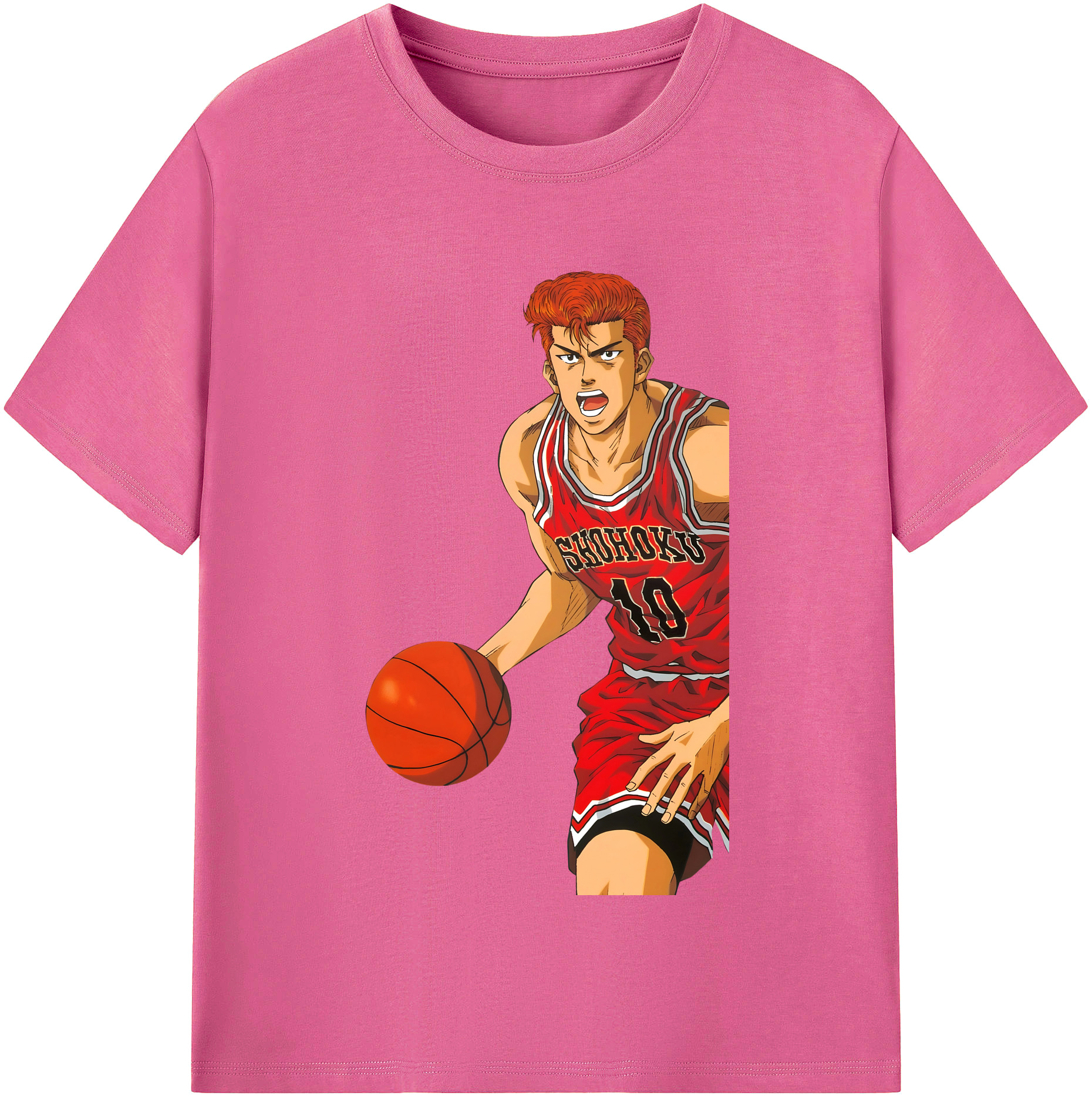 （画像用） SLAM DUNK／スラムダンク レディースカジュアルプリントTシャツ（綿100％）