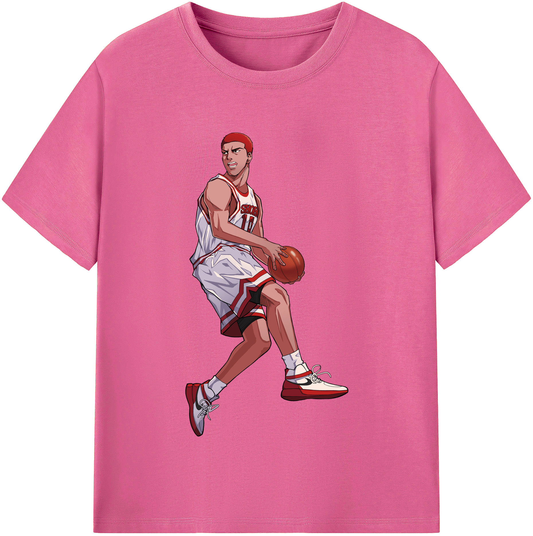 （画像用） SLAM DUNK／スラムダンク レディースカジュアルプリントTシャツ（綿100％）
