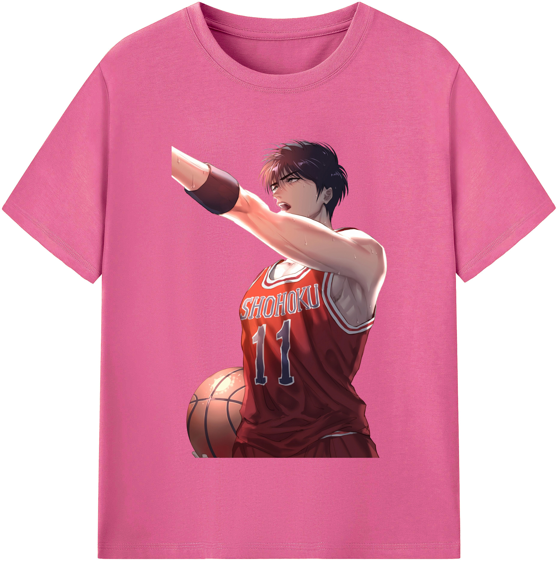 （画像用） SLAM DUNK／スラムダンク レディースカジュアルプリントTシャツ（綿100％）