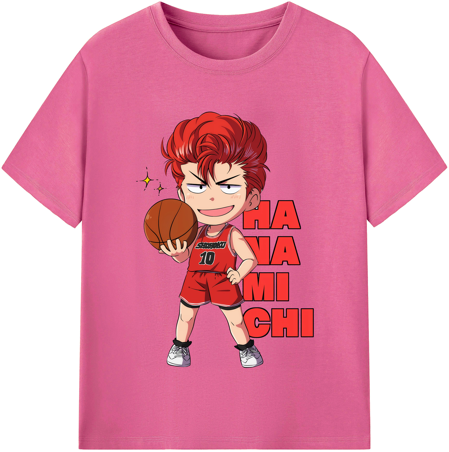 （画像用） SLAM DUNK／スラムダンク レディースカジュアルプリントTシャツ（綿100％）