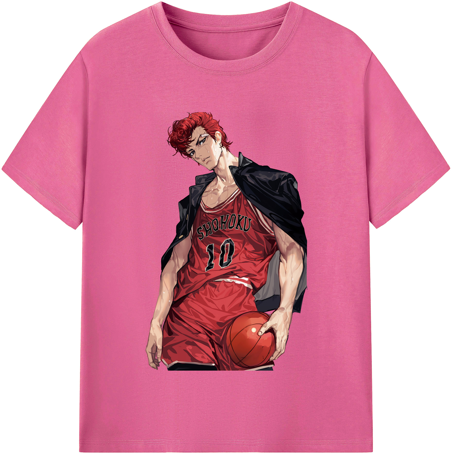 （画像用） SLAM DUNK／スラムダンク レディースカジュアルプリントTシャツ（綿100％）