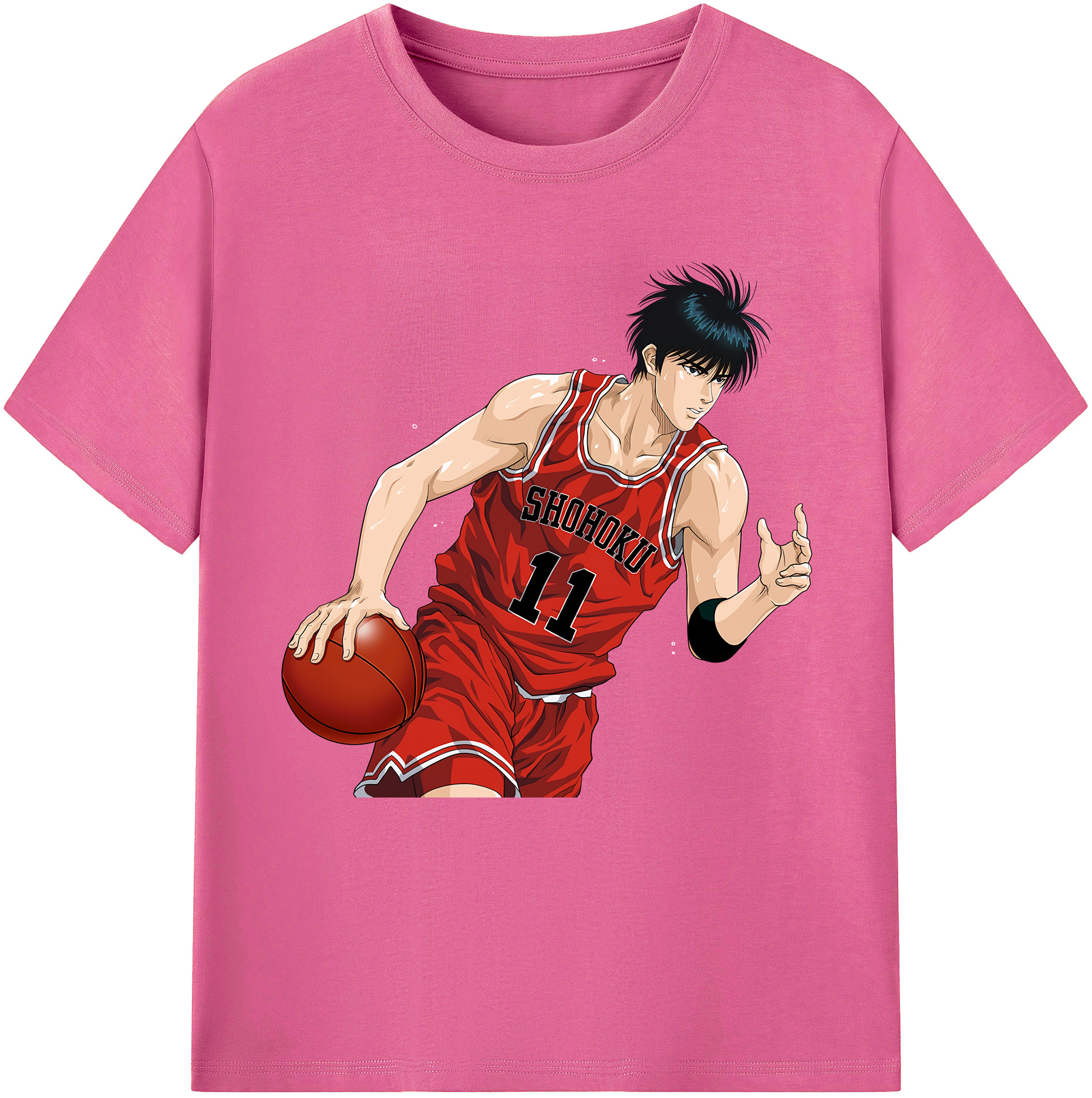 （画像用） SLAM DUNK／スラムダンク レディースカジュアルプリントTシャツ（綿100％）