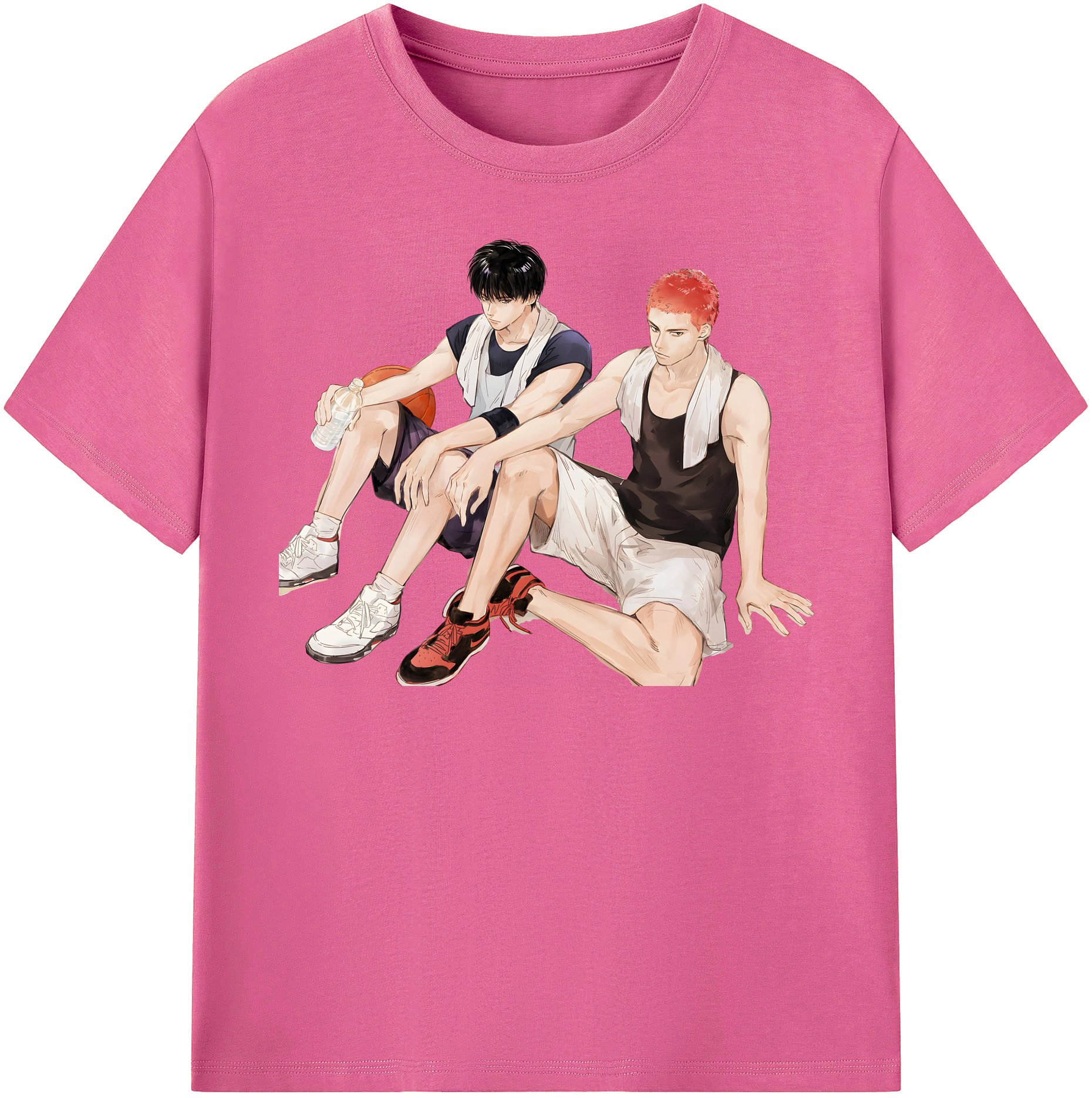 （画像用） SLAM DUNK／スラムダンク レディースカジュアルプリントTシャツ（綿100％）
