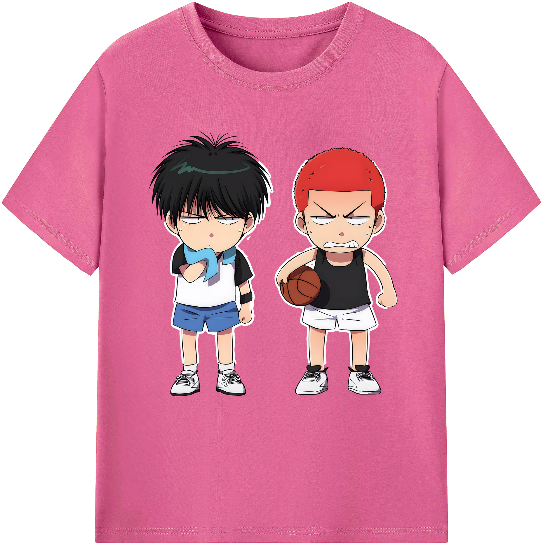 （画像用） SLAM DUNK／スラムダンク レディースカジュアルプリントTシャツ（綿100％）