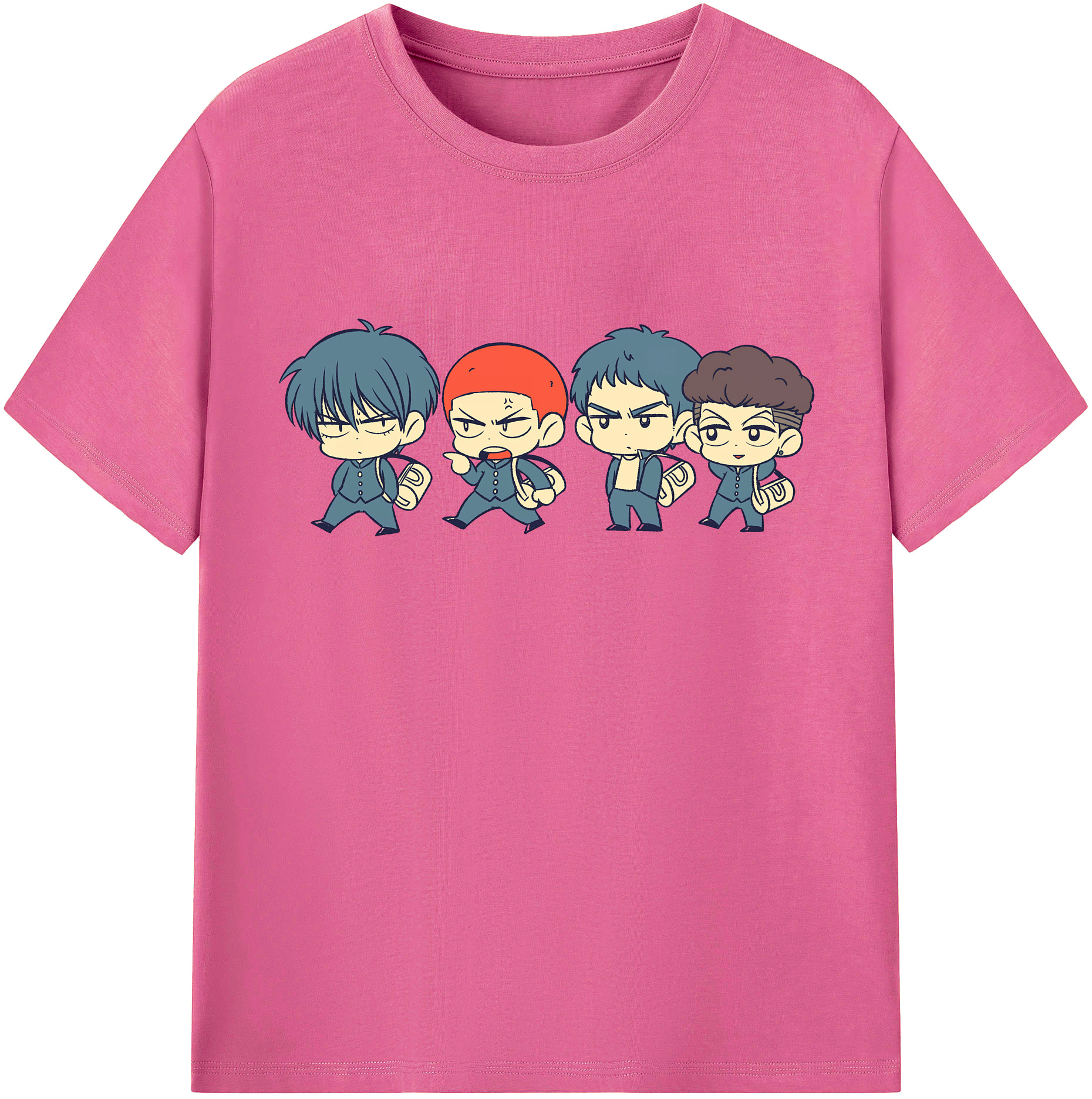 （画像用） SLAM DUNK／スラムダンク レディースカジュアルプリントTシャツ（綿100％）