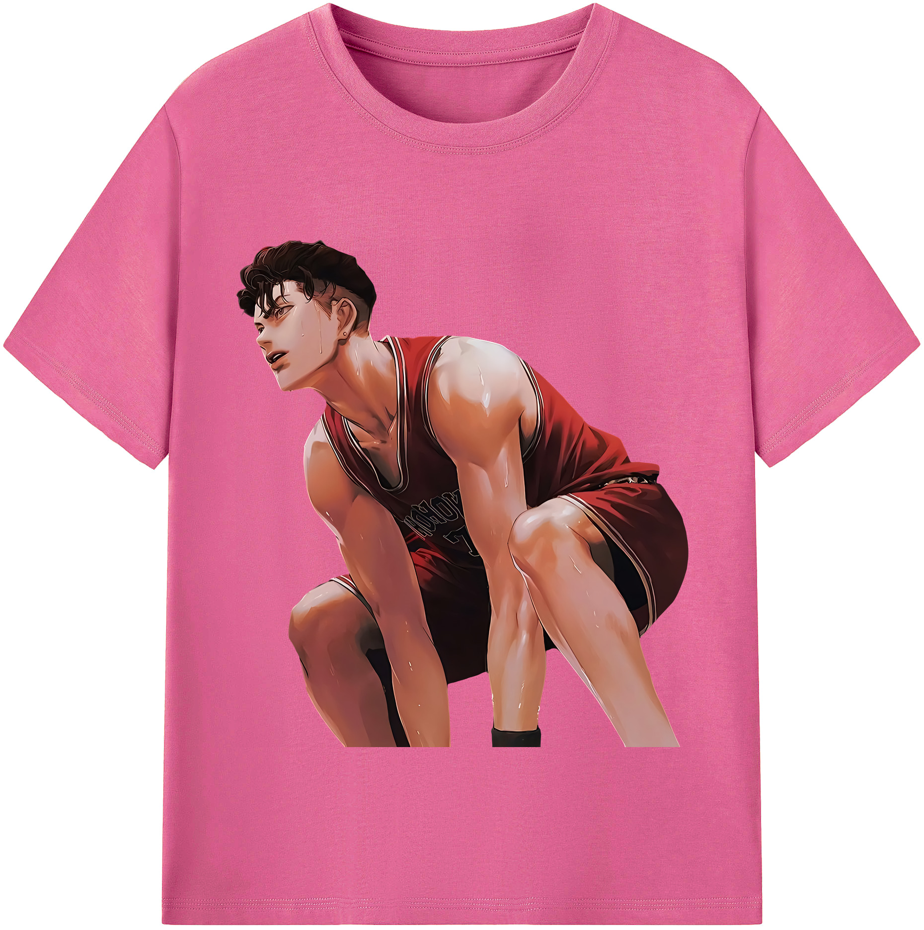 （画像用） SLAM DUNK／スラムダンク レディースカジュアルプリントTシャツ（綿100％）