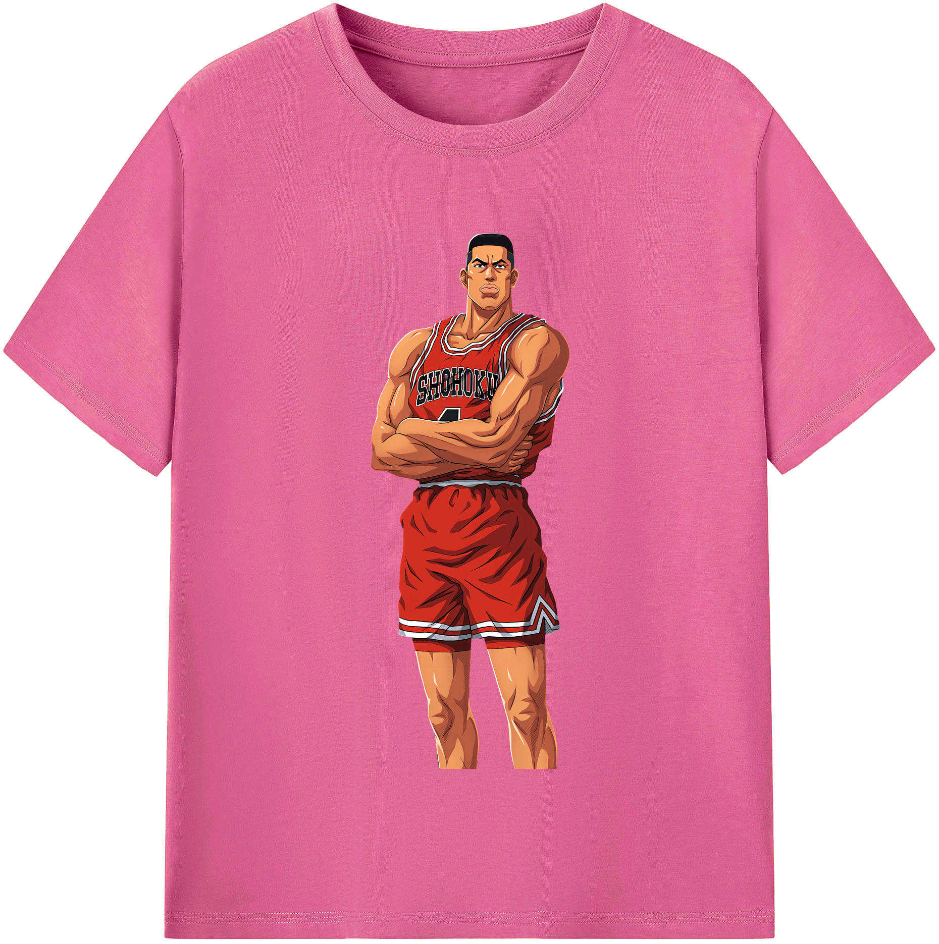 （画像用） SLAM DUNK／スラムダンク レディースカジュアルプリントTシャツ（綿100％）