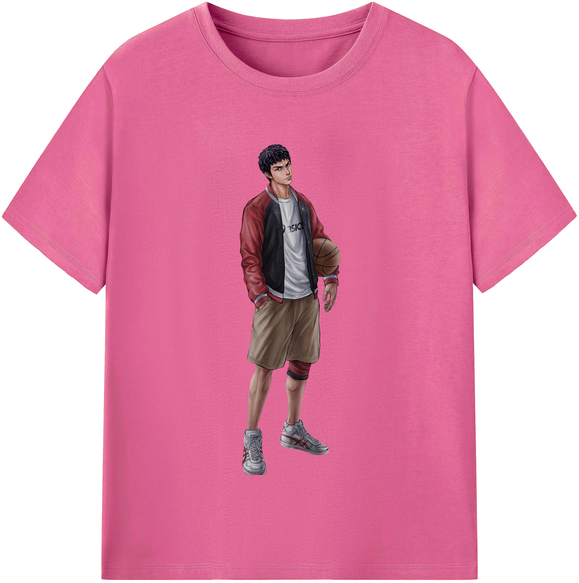 （画像用） SLAM DUNK／スラムダンク レディースカジュアルプリントTシャツ（綿100％）