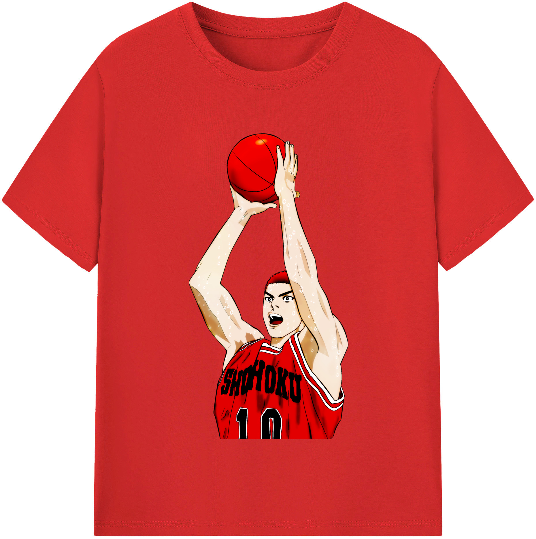 （画像用） SLAM DUNK／スラムダンク レディースカジュアルプリントTシャツ（綿100％）
