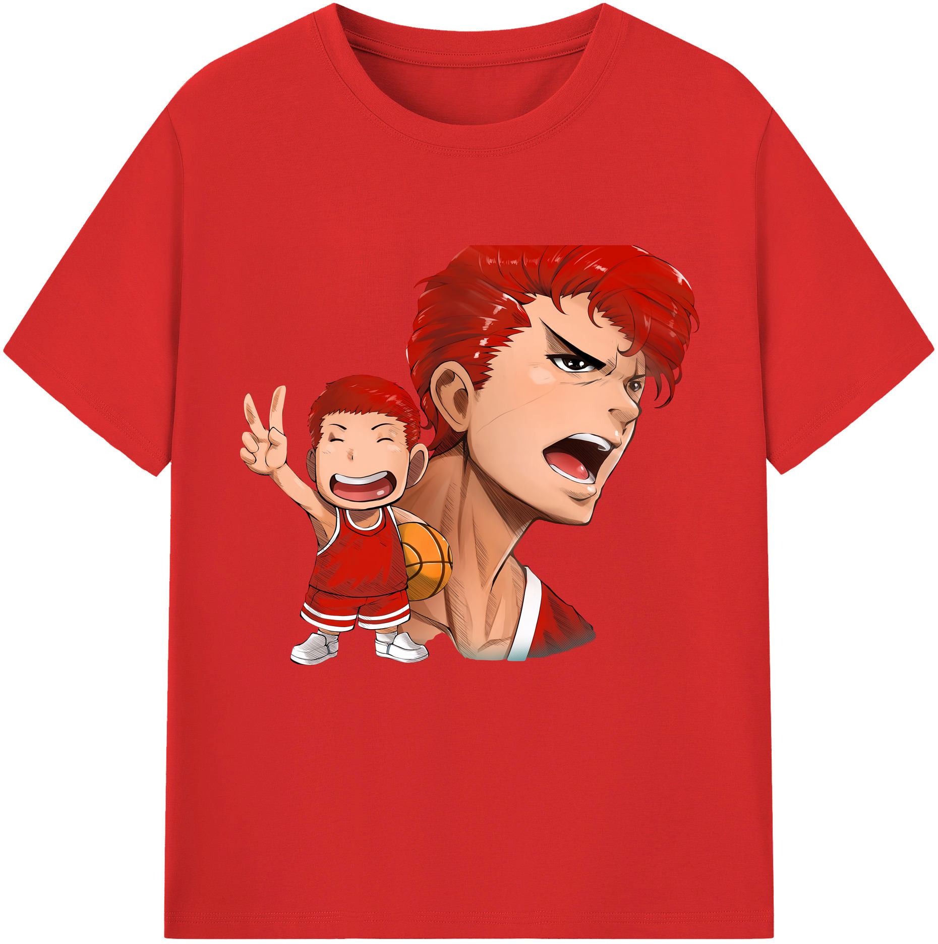 （画像用） SLAM DUNK／スラムダンク レディースカジュアルプリントTシャツ（綿100％）