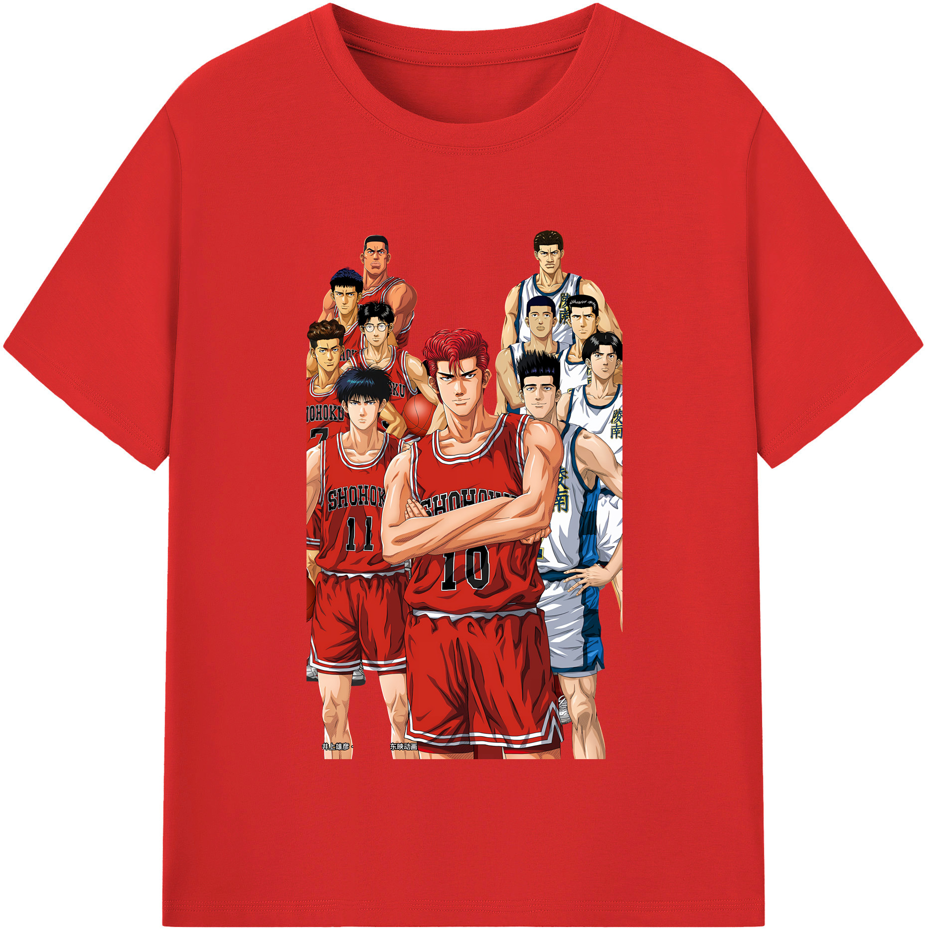 （画像用） SLAM DUNK／スラムダンク レディースカジュアルプリントTシャツ（綿100％）