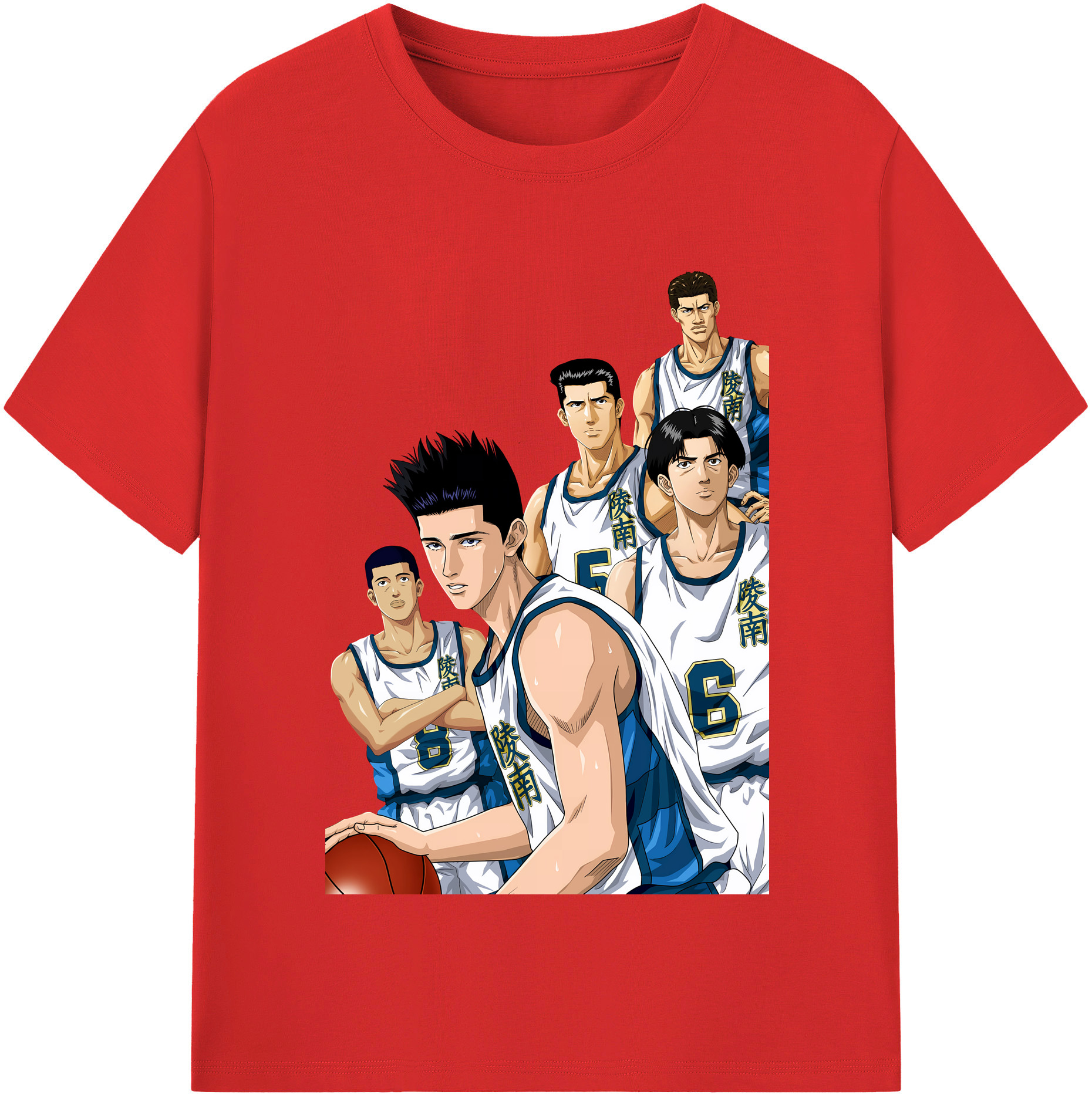 （画像用） SLAM DUNK／スラムダンク レディースカジュアルプリントTシャツ（綿100％）