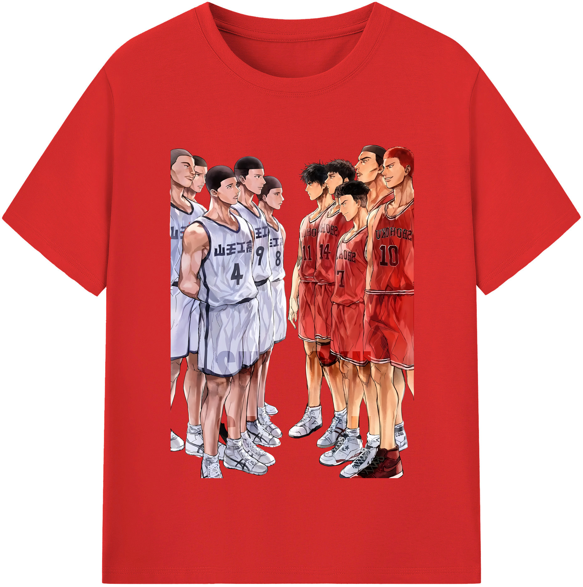（画像用） SLAM DUNK／スラムダンク レディースカジュアルプリントTシャツ（綿100％）