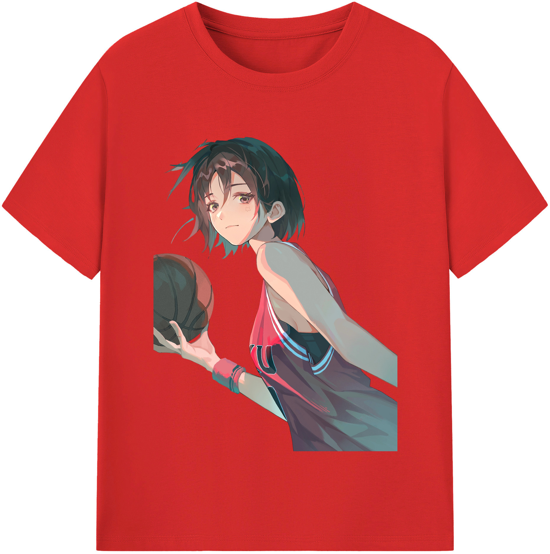 （画像用） SLAM DUNK／スラムダンク レディースカジュアルプリントTシャツ（綿100％）
