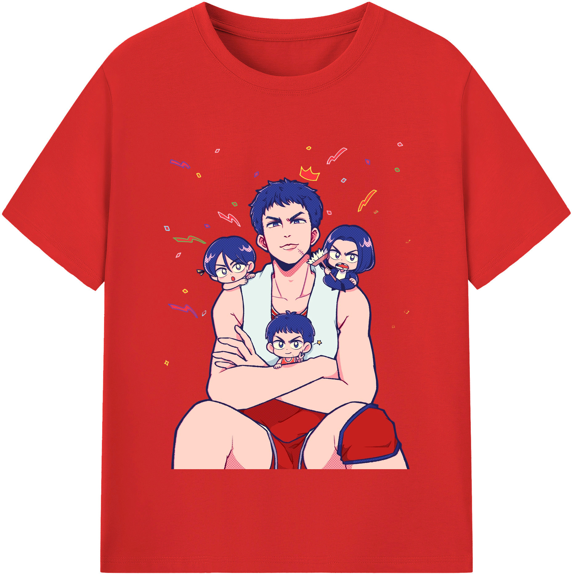 （画像用） SLAM DUNK／スラムダンク レディースカジュアルプリントTシャツ（綿100％）