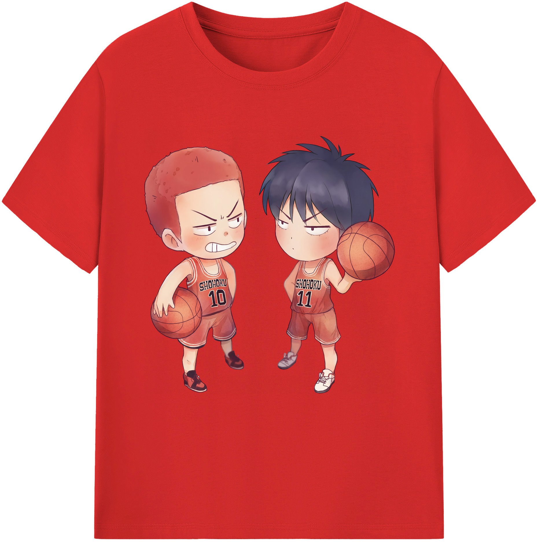 （画像用） SLAM DUNK／スラムダンク レディースカジュアルプリントTシャツ（綿100％）