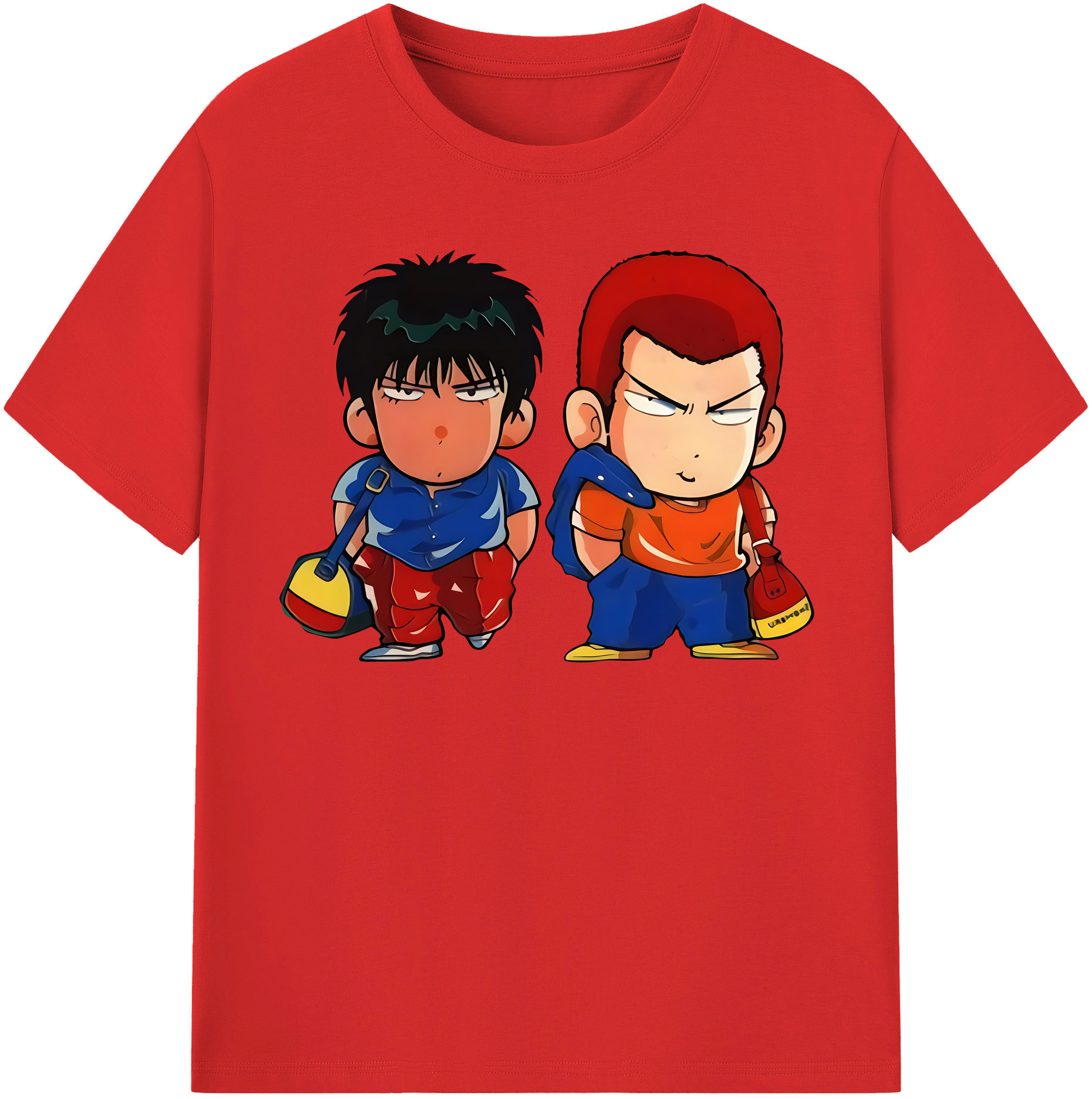 （画像用） SLAM DUNK／スラムダンク レディースカジュアルプリントTシャツ（綿100％）