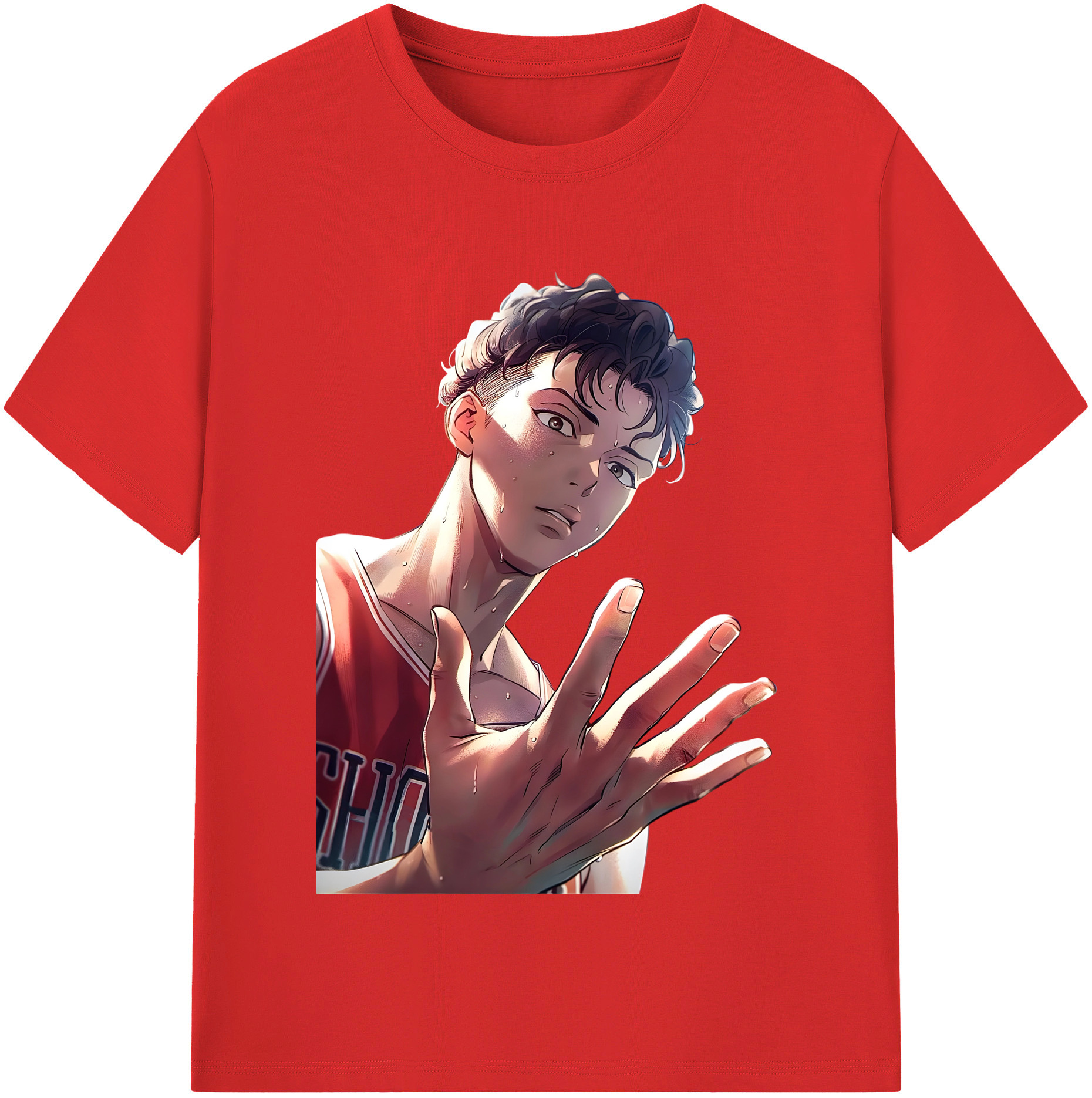 （画像用） SLAM DUNK／スラムダンク レディースカジュアルプリントTシャツ（綿100％）