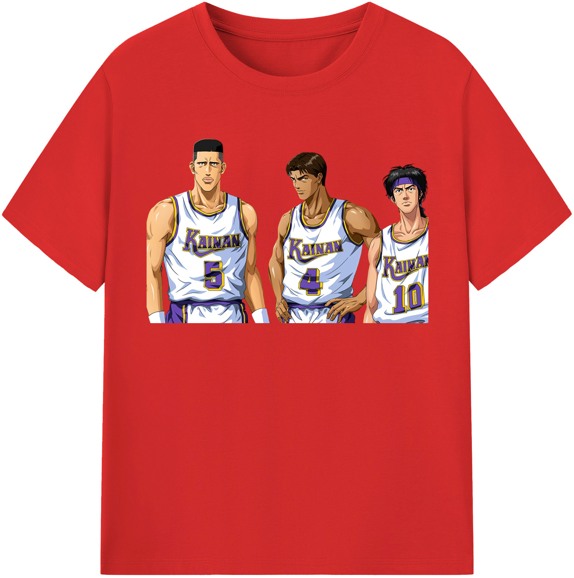 （画像用） SLAM DUNK／スラムダンク レディースカジュアルプリントTシャツ（綿100％）